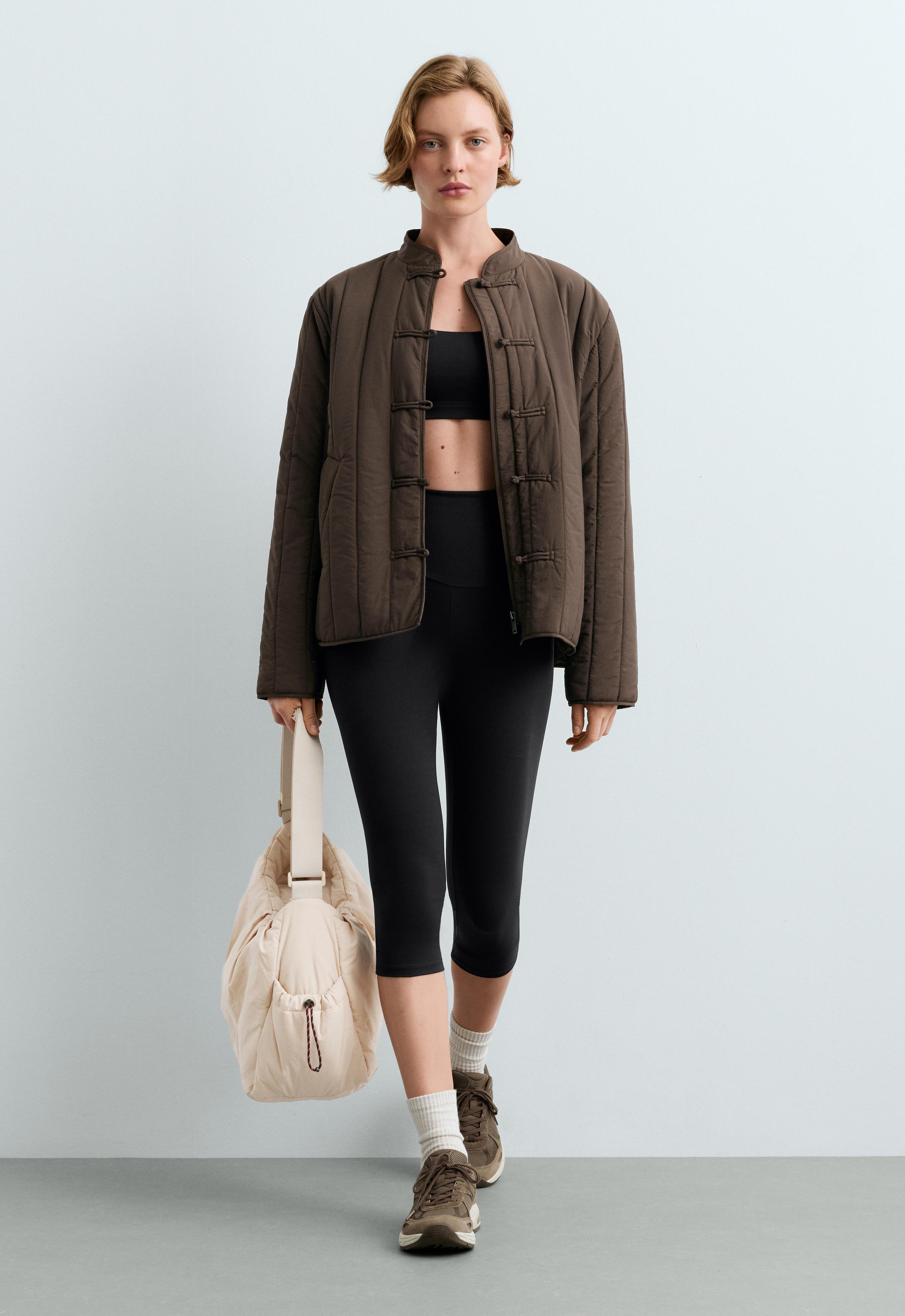 FELLEX® AEROGEL short boxy padded jacket - BROWN