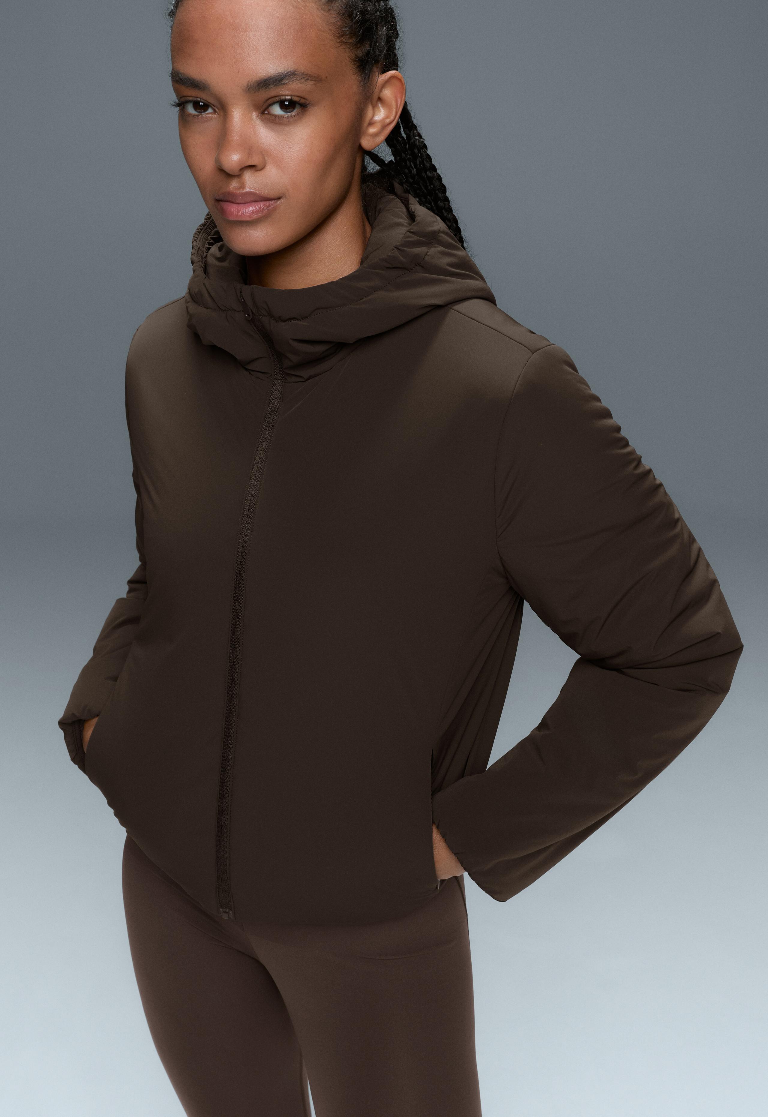 FELLEX® Volcanic boxy technical padded jacket - BROWN