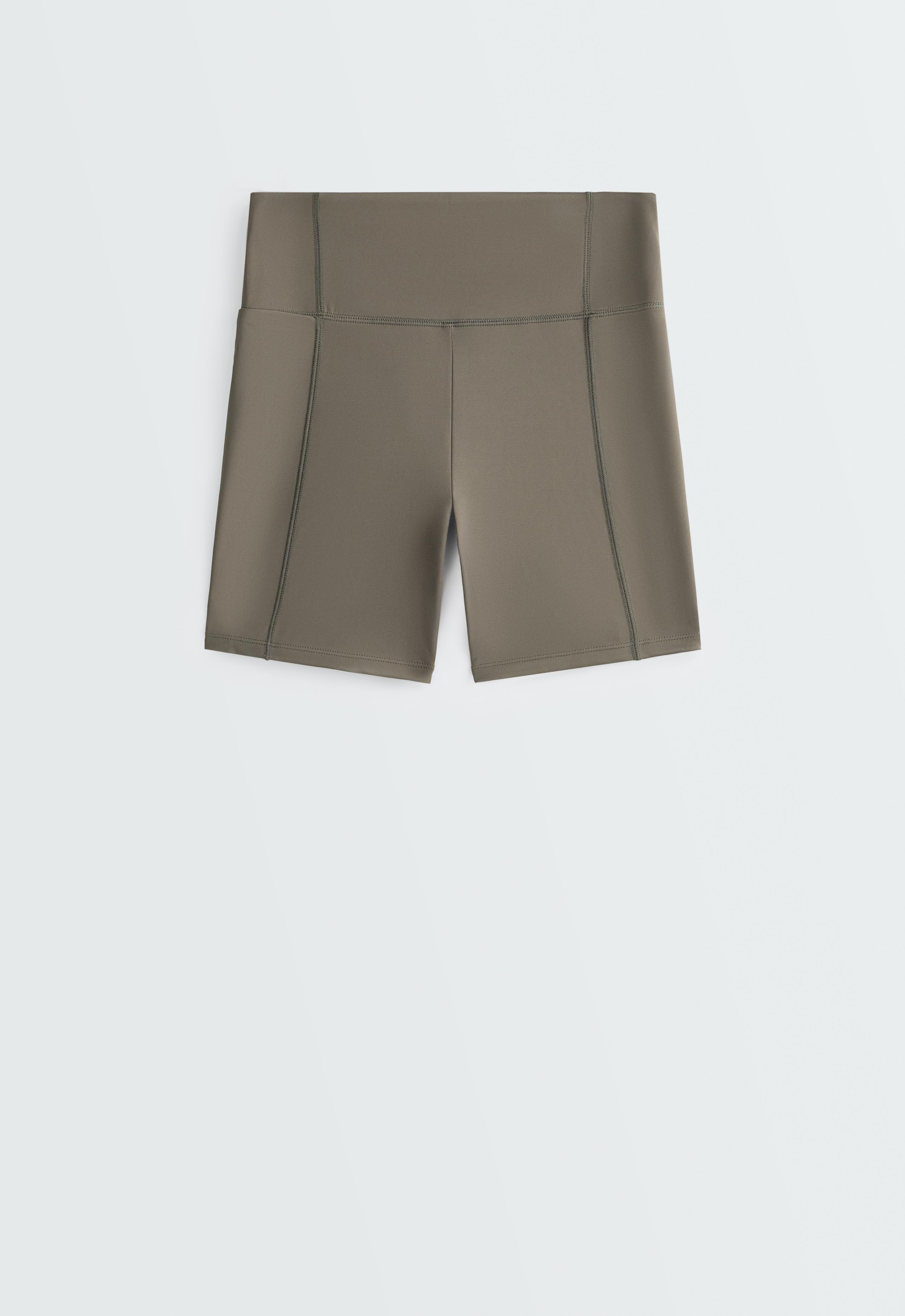 Rapid Dry High rise 15cm cycle leggings with pockets - CHARCOAL GREY