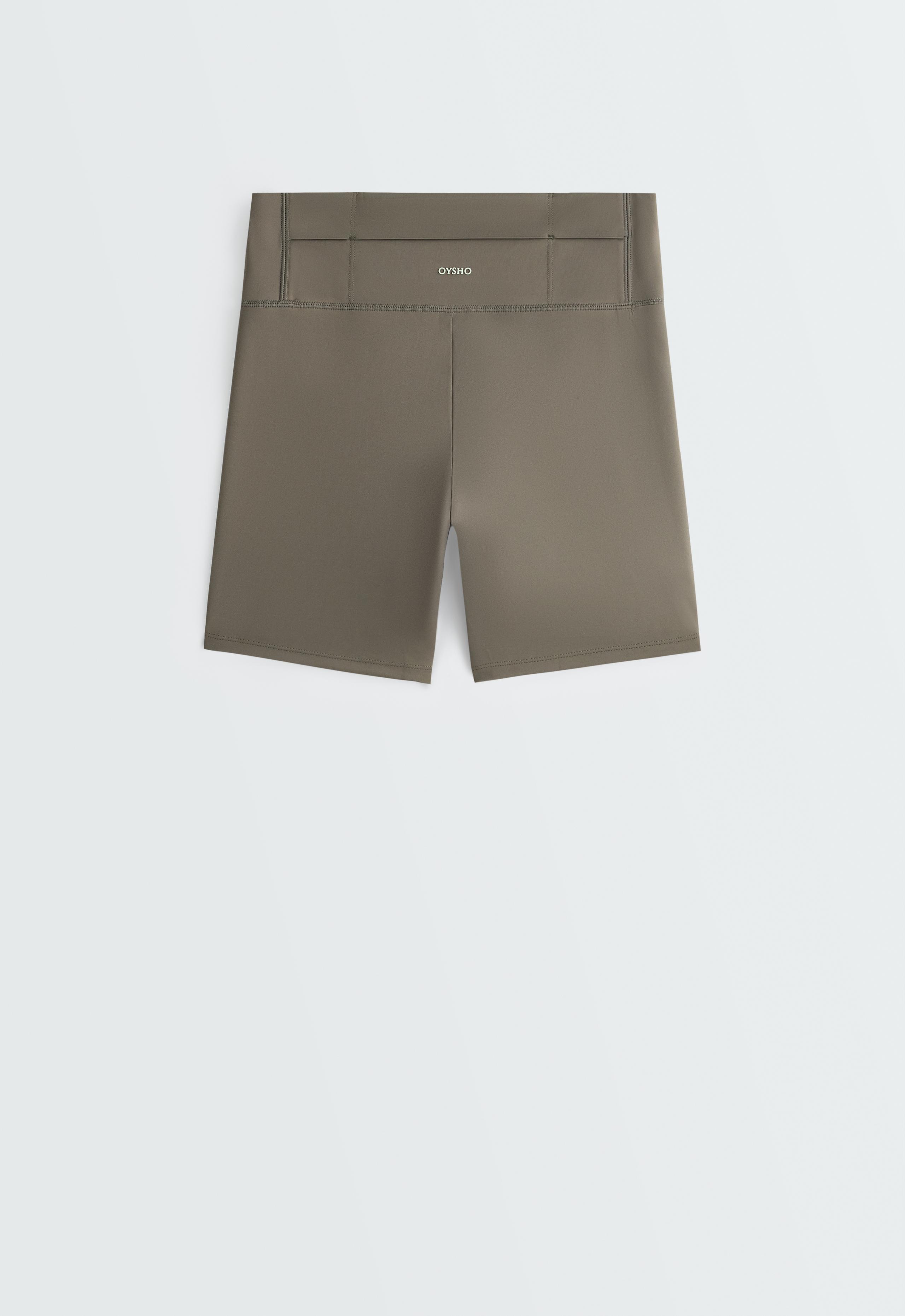 Rapid Dry High rise 15cm cycle leggings with pockets - CHARCOAL GREY