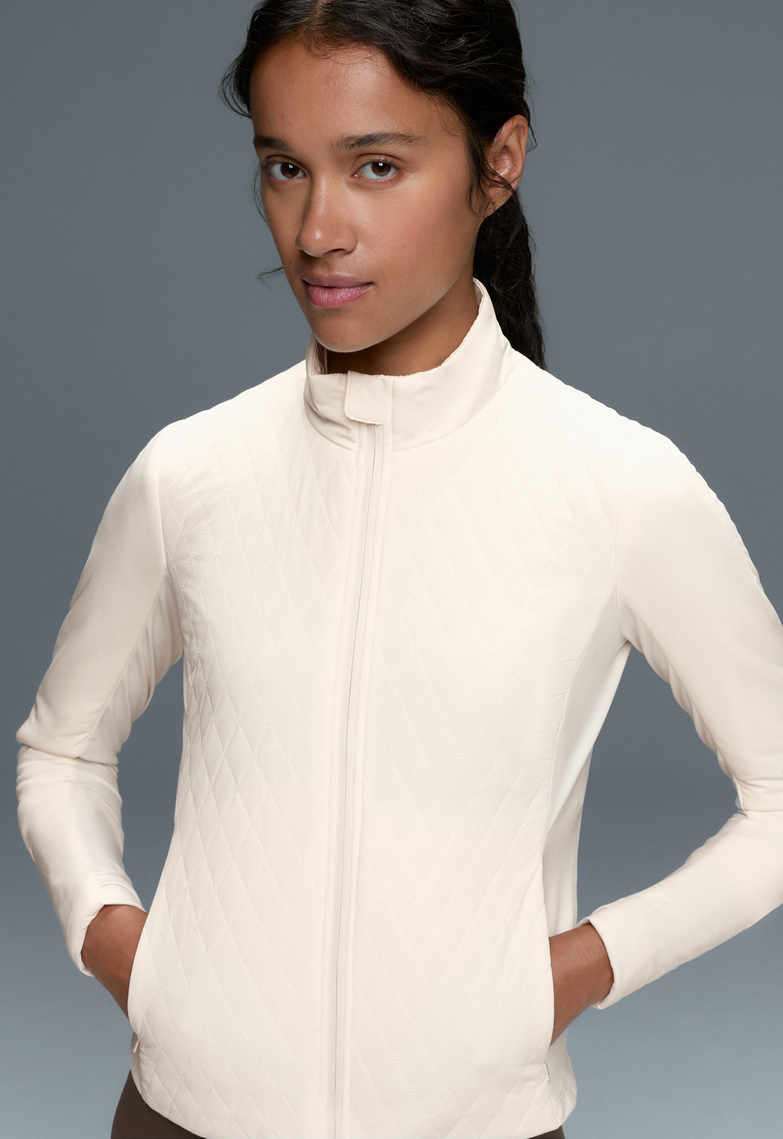 FELLEX® Volcanic hybrid technical padded jacket - PALE ECRU