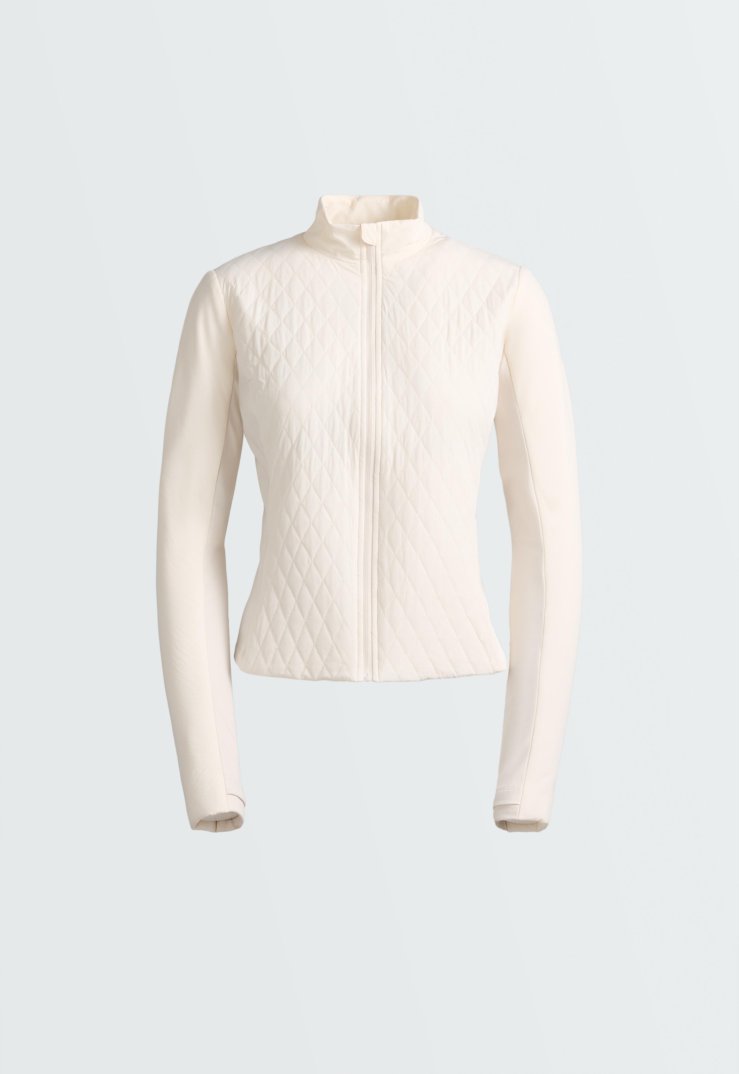 FELLEX® Volcanic hybrid technical padded jacket - PALE ECRU