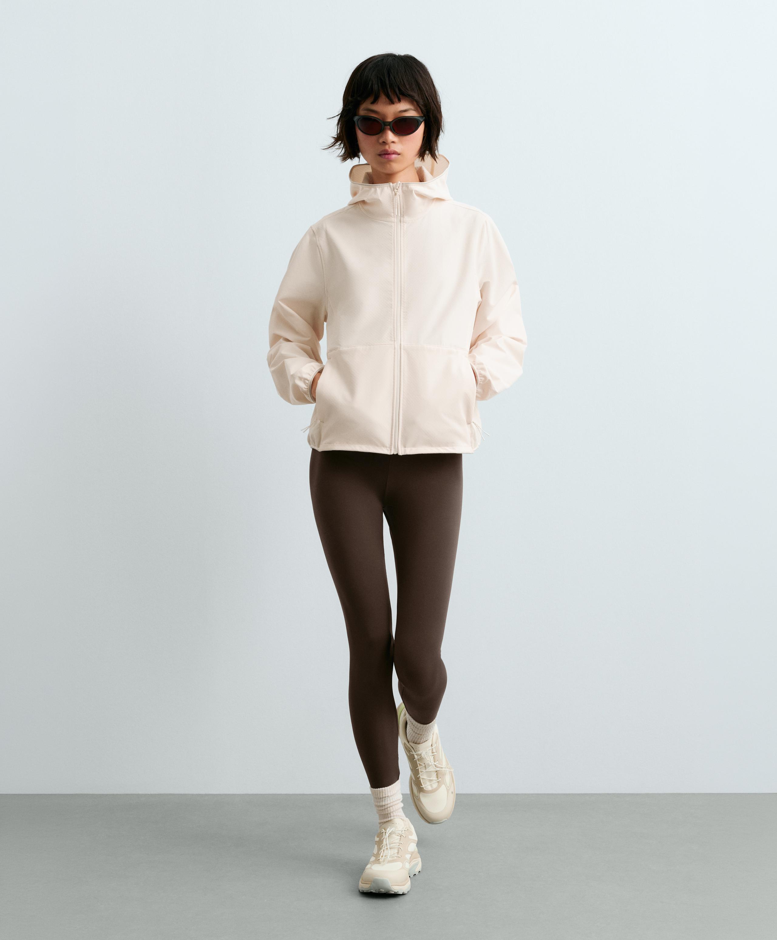 Stretch technical jacket - PALE ECRU