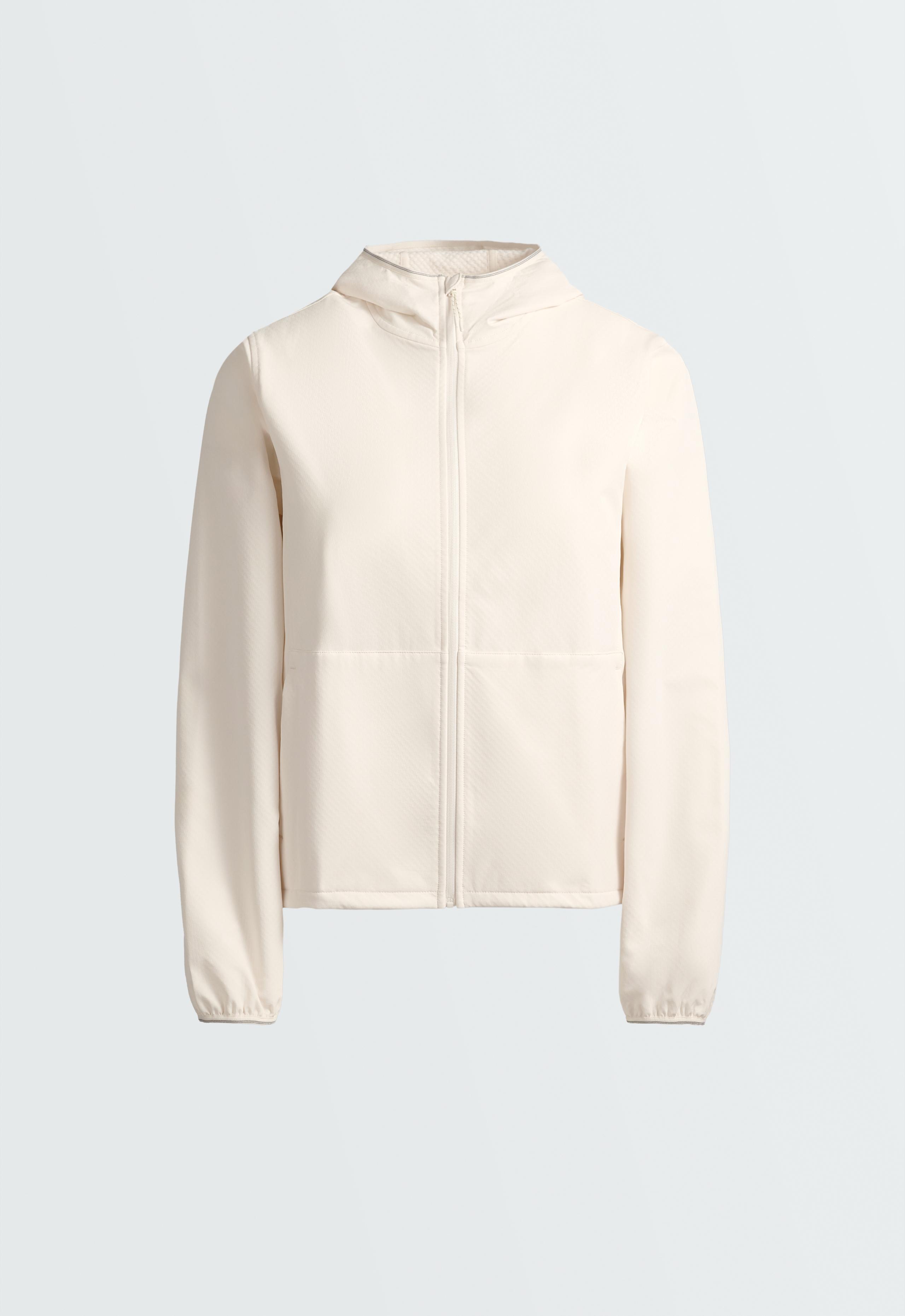 Stretch technical jacket - PALE ECRU
