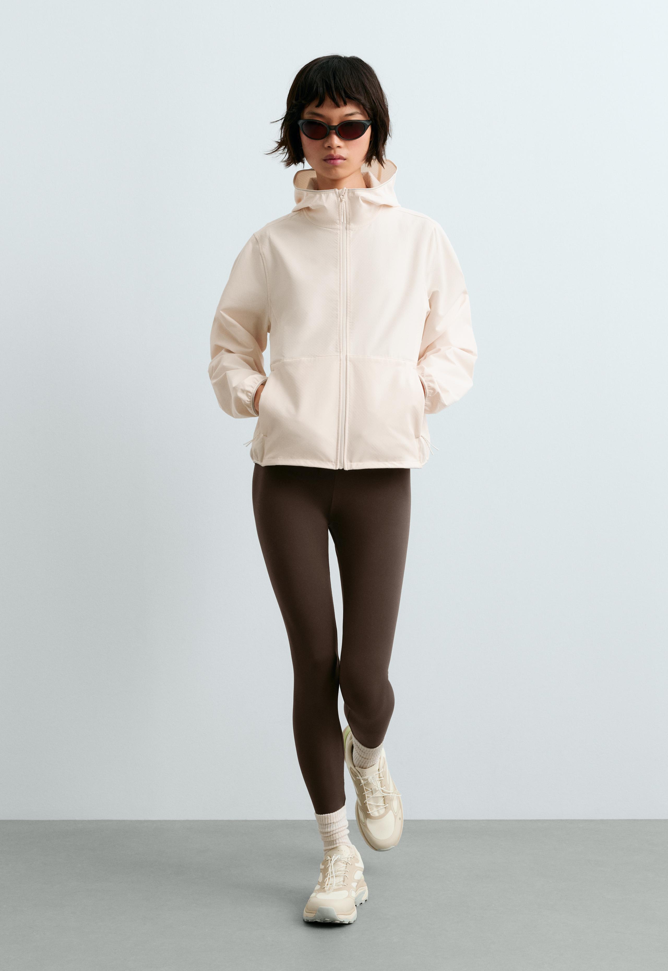 Stretch technical jacket - PALE ECRU