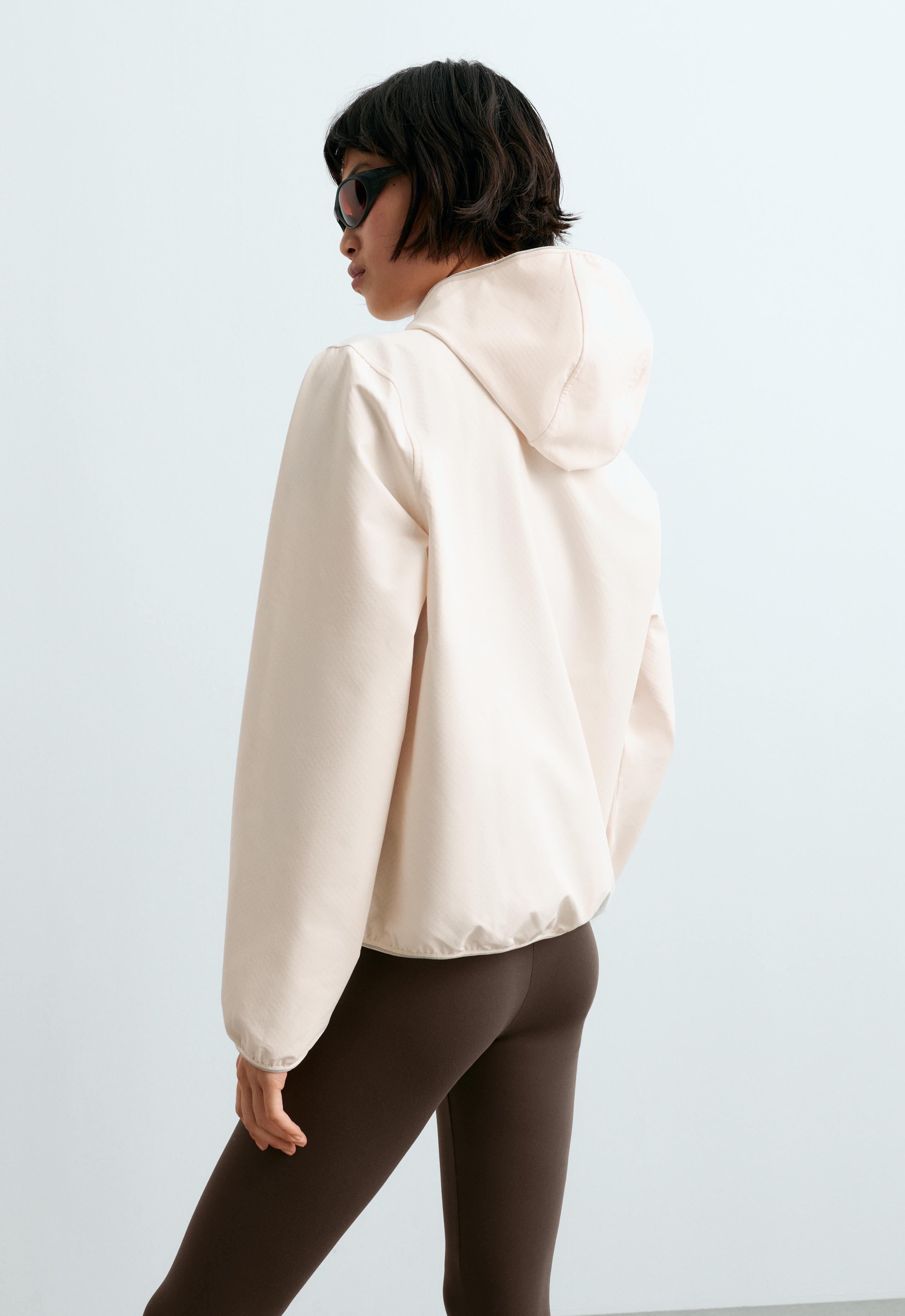 Stretch technical jacket - PALE ECRU