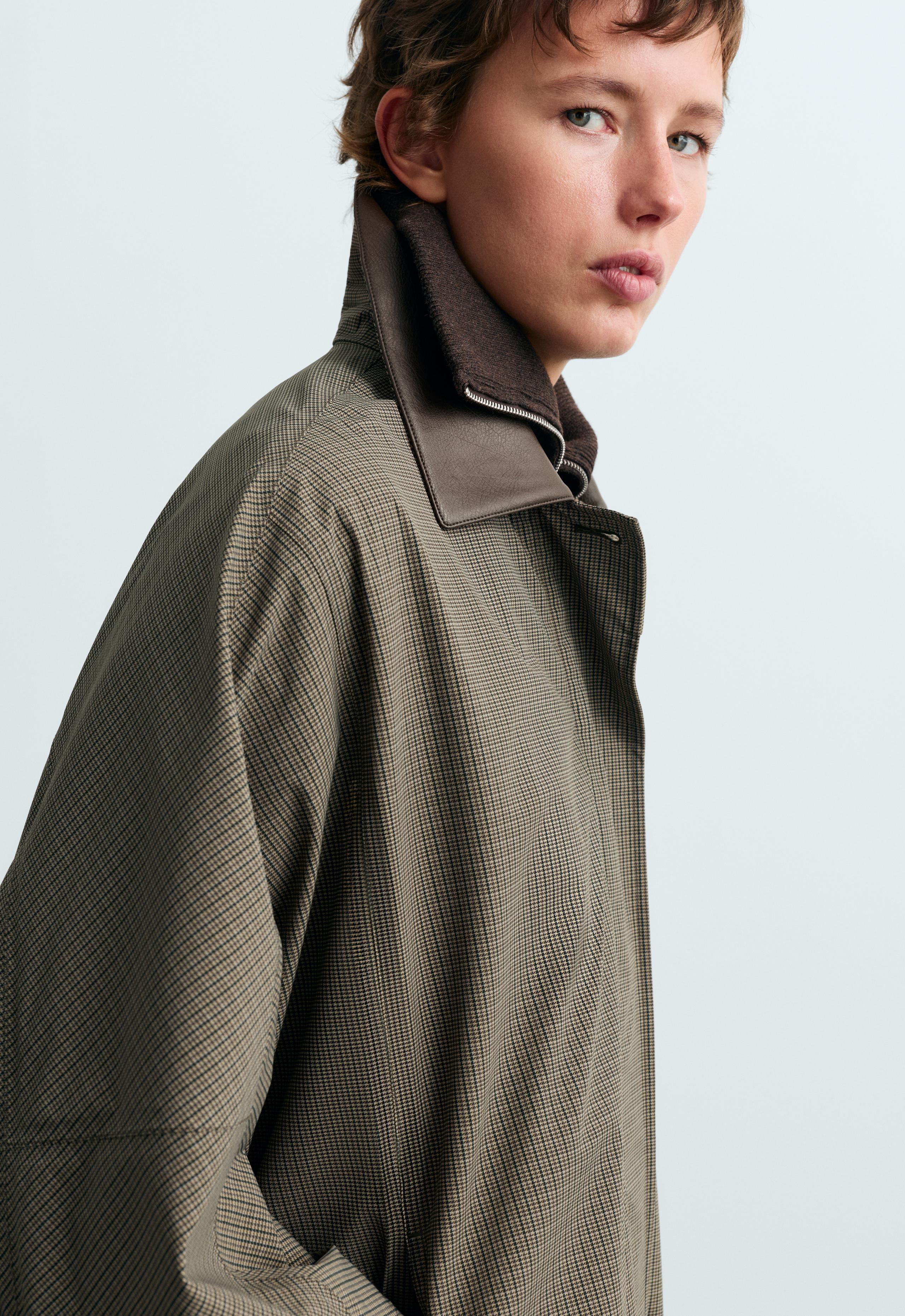 Check 10k waterproof extra lightweight short cape - KHAKI MELANGE