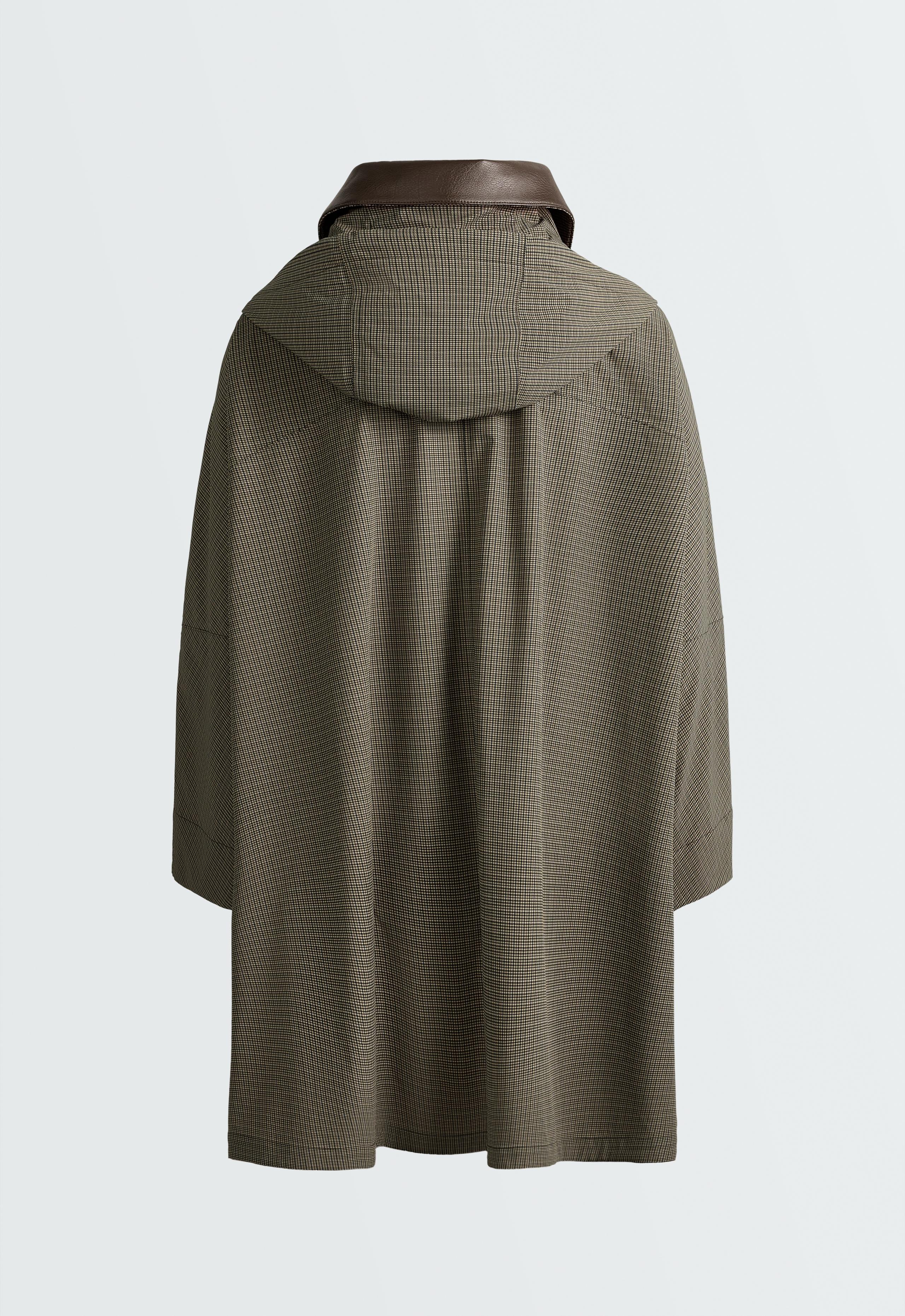Check 10k waterproof extra lightweight short cape - KHAKI MELANGE