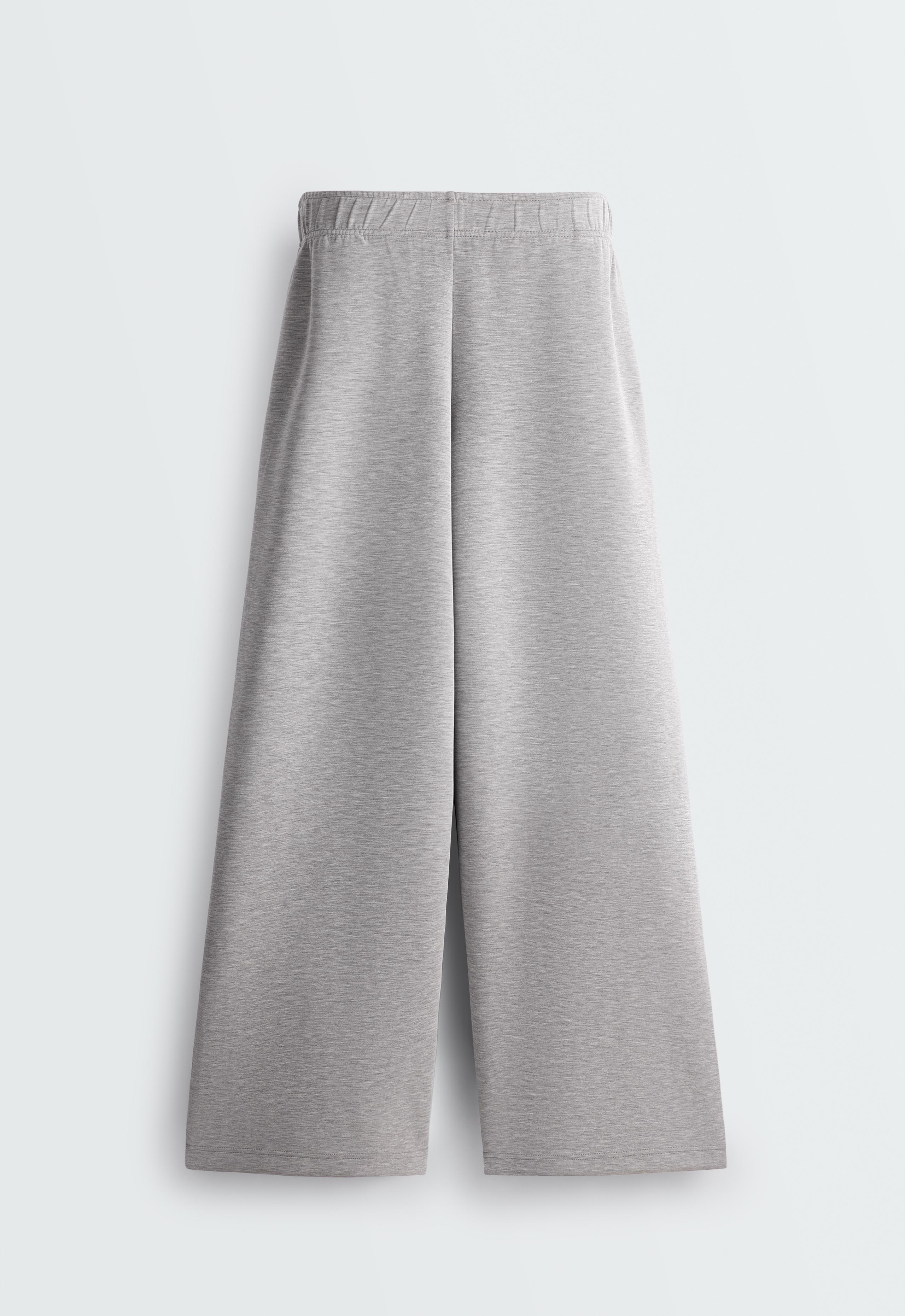 Wide-leg trousers with modal and Piping - MARL