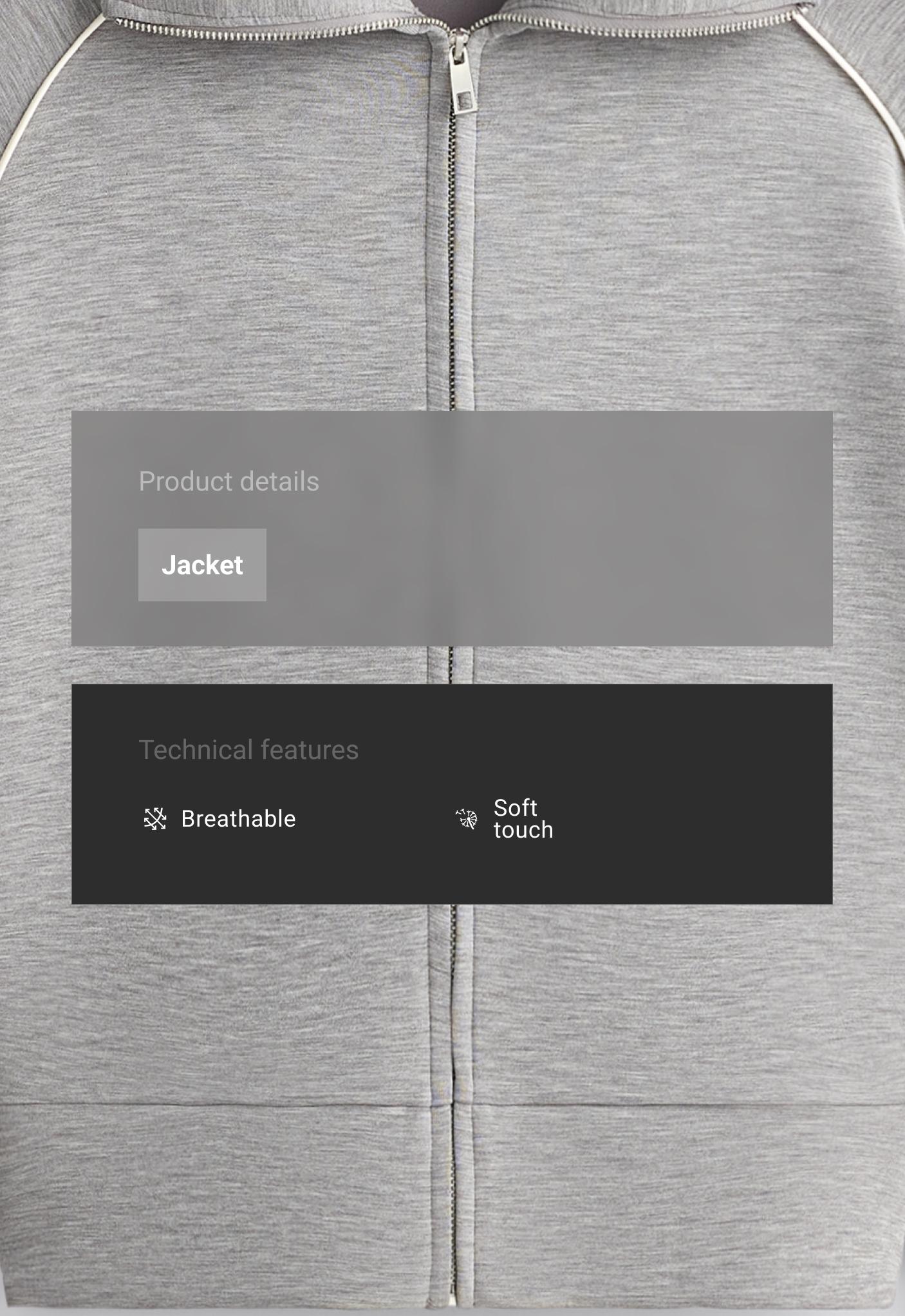 Boxy jacket with modal - MARL