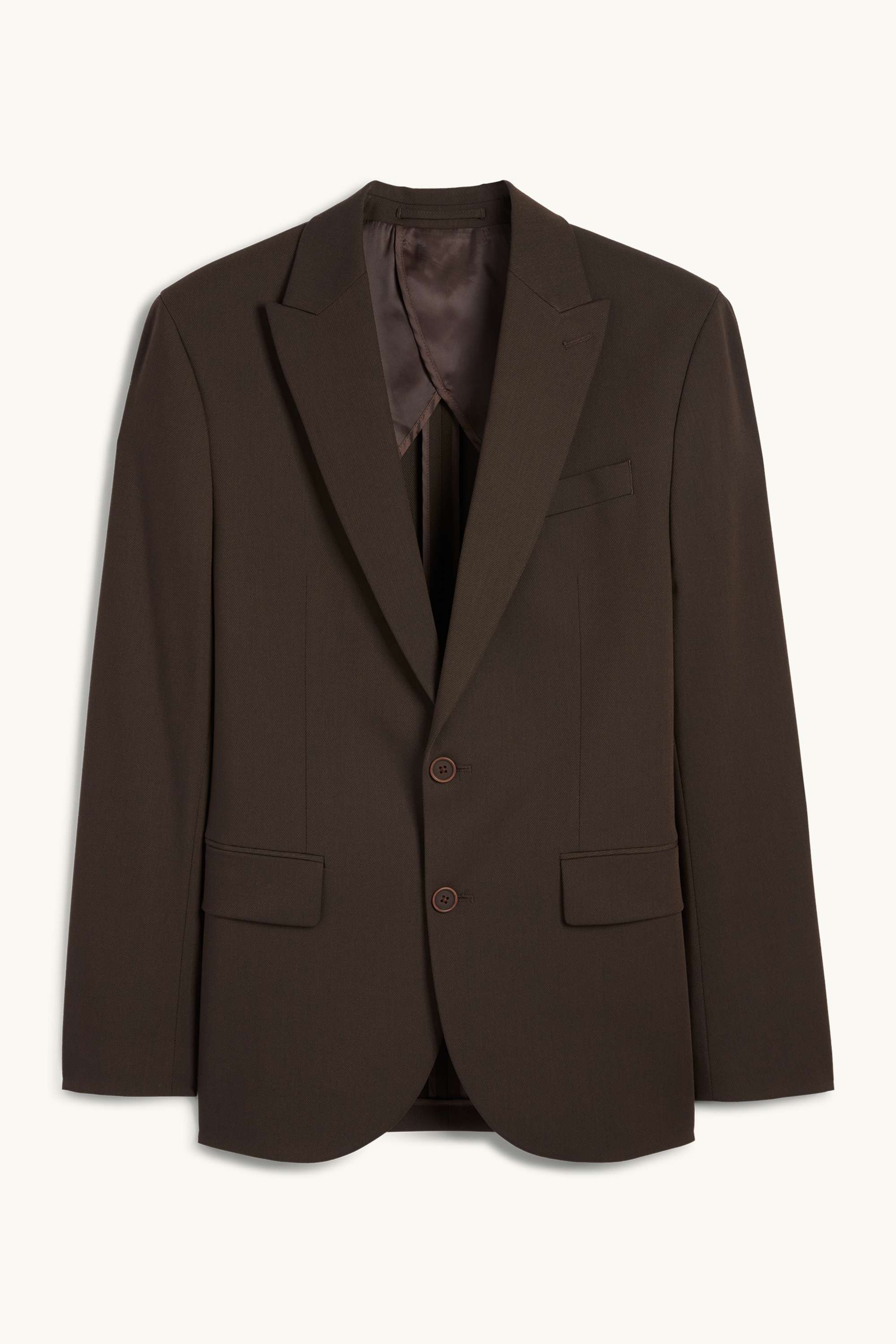 Mix & match tailored jacket - slim fit - Flex dark brown