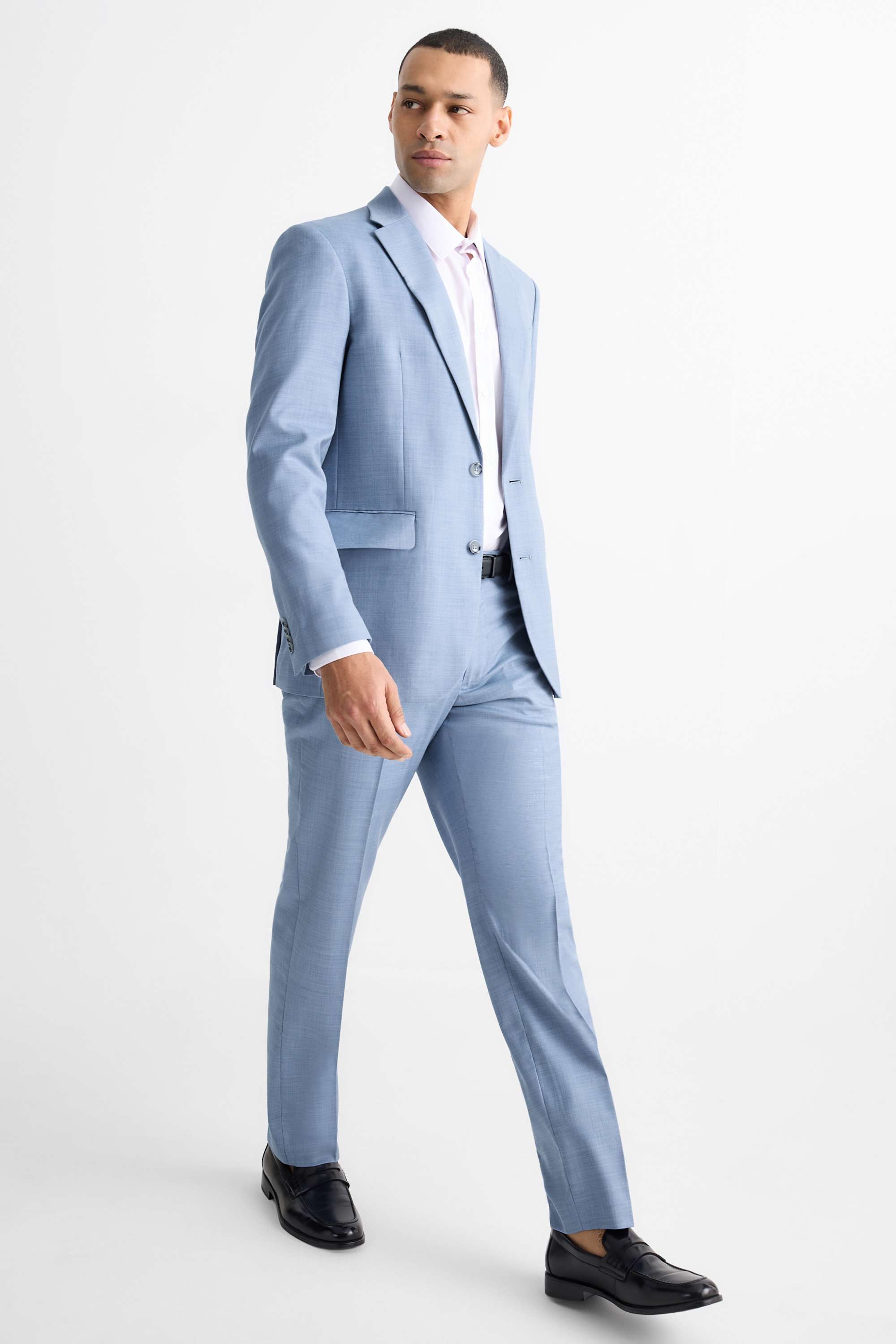 Mix & match tailored jacket - regular fit - stretch blue