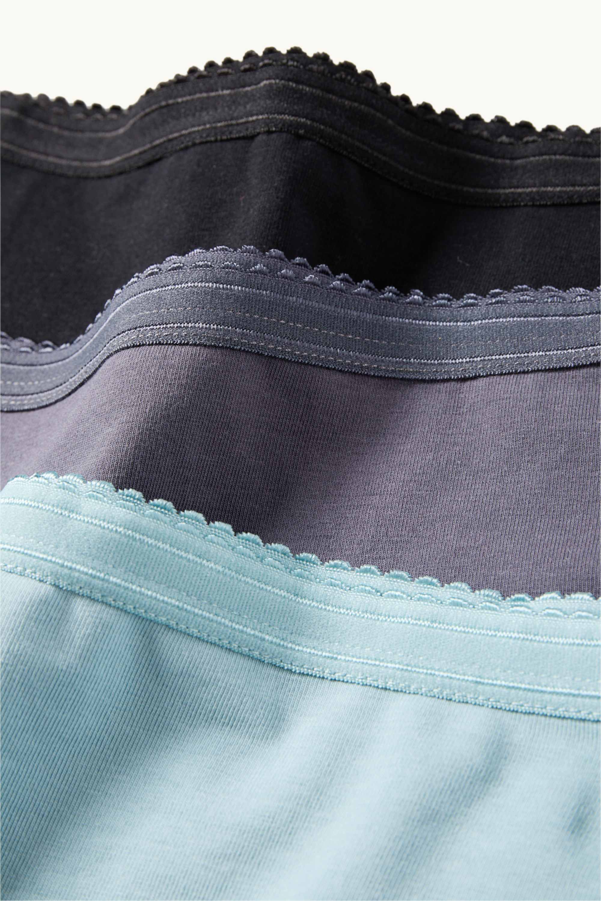 Multipack of 3 - knickers black
