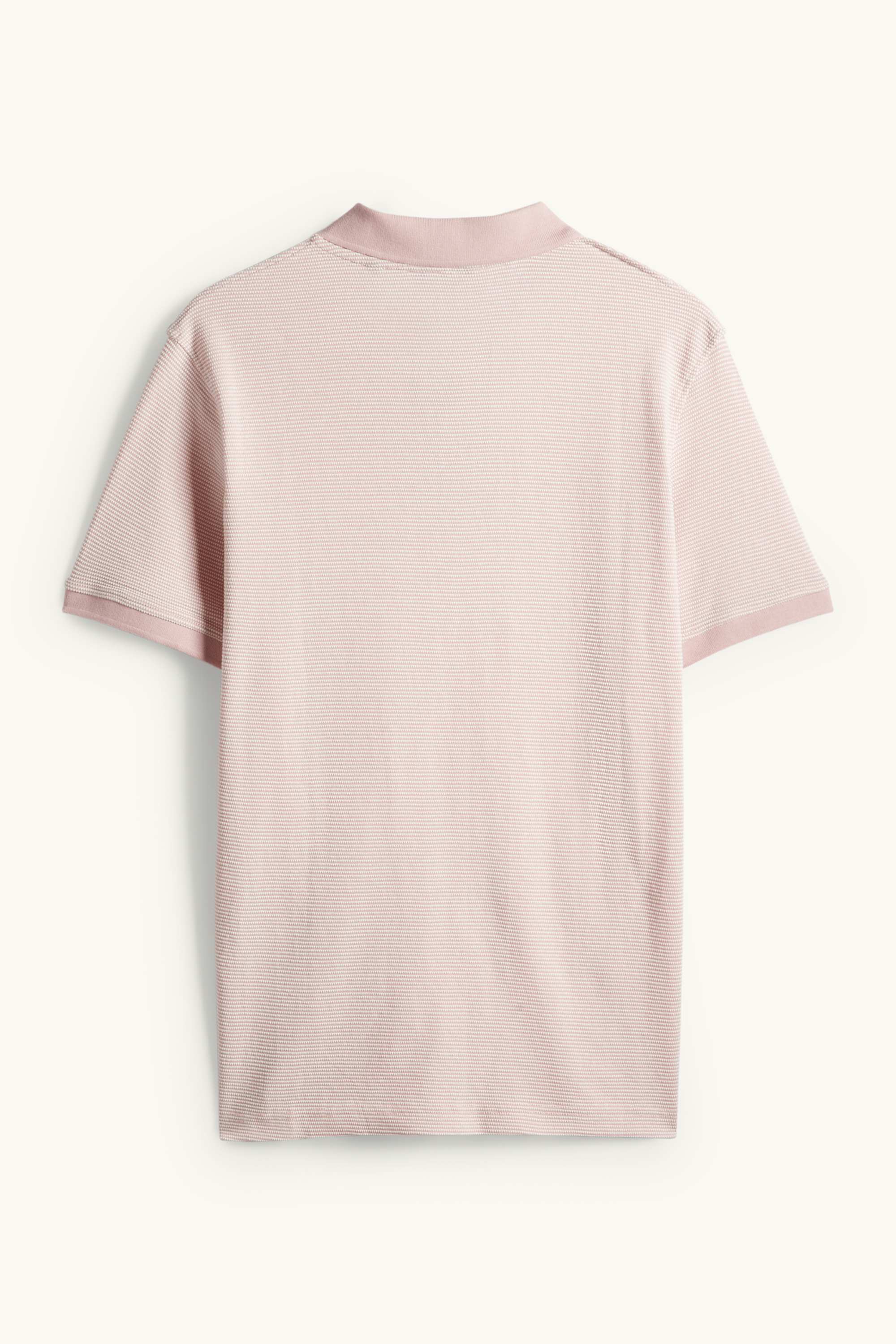 Polo shirt - regular fit - textured rose