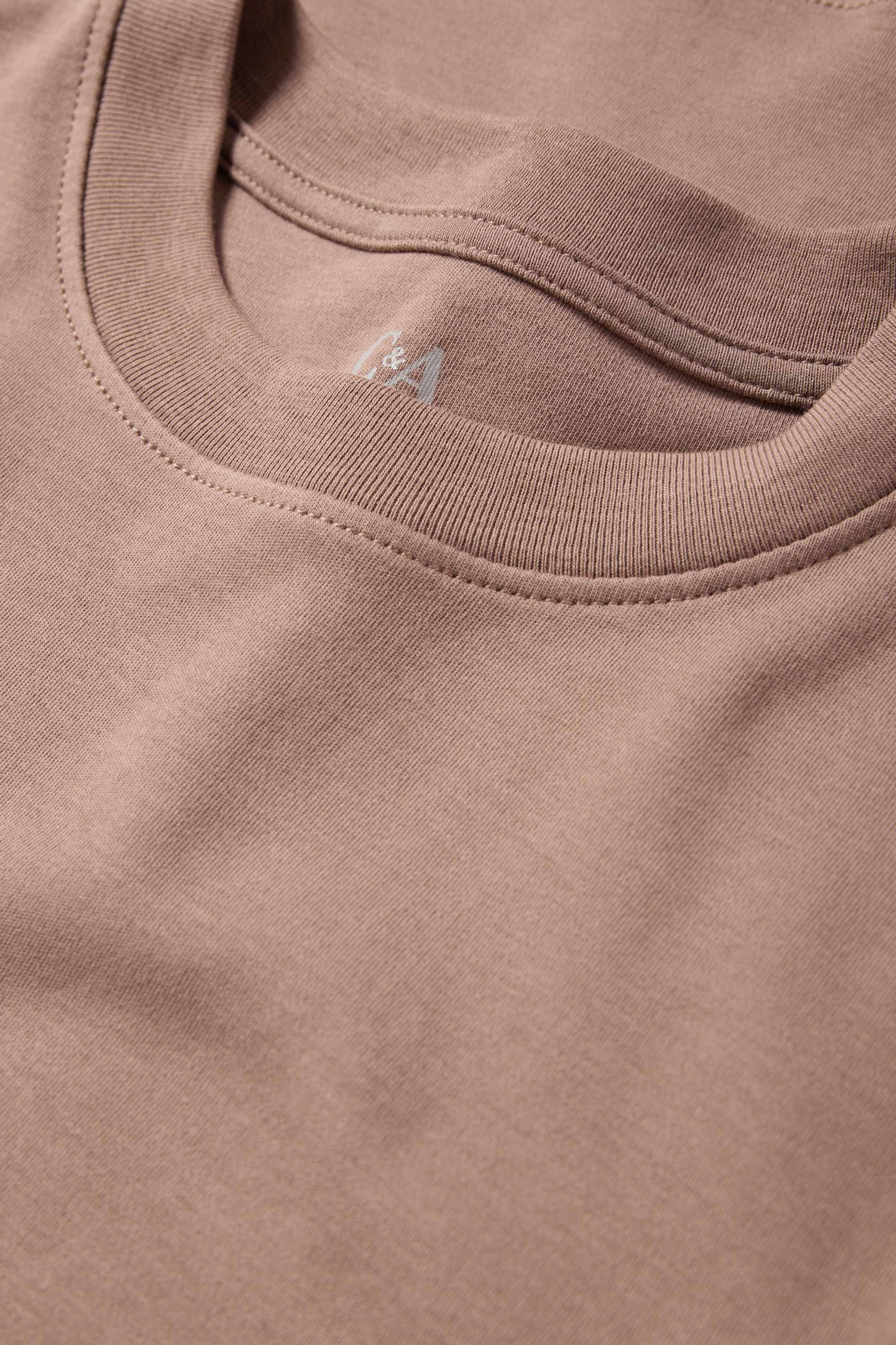 T-shirt - slim fit brown