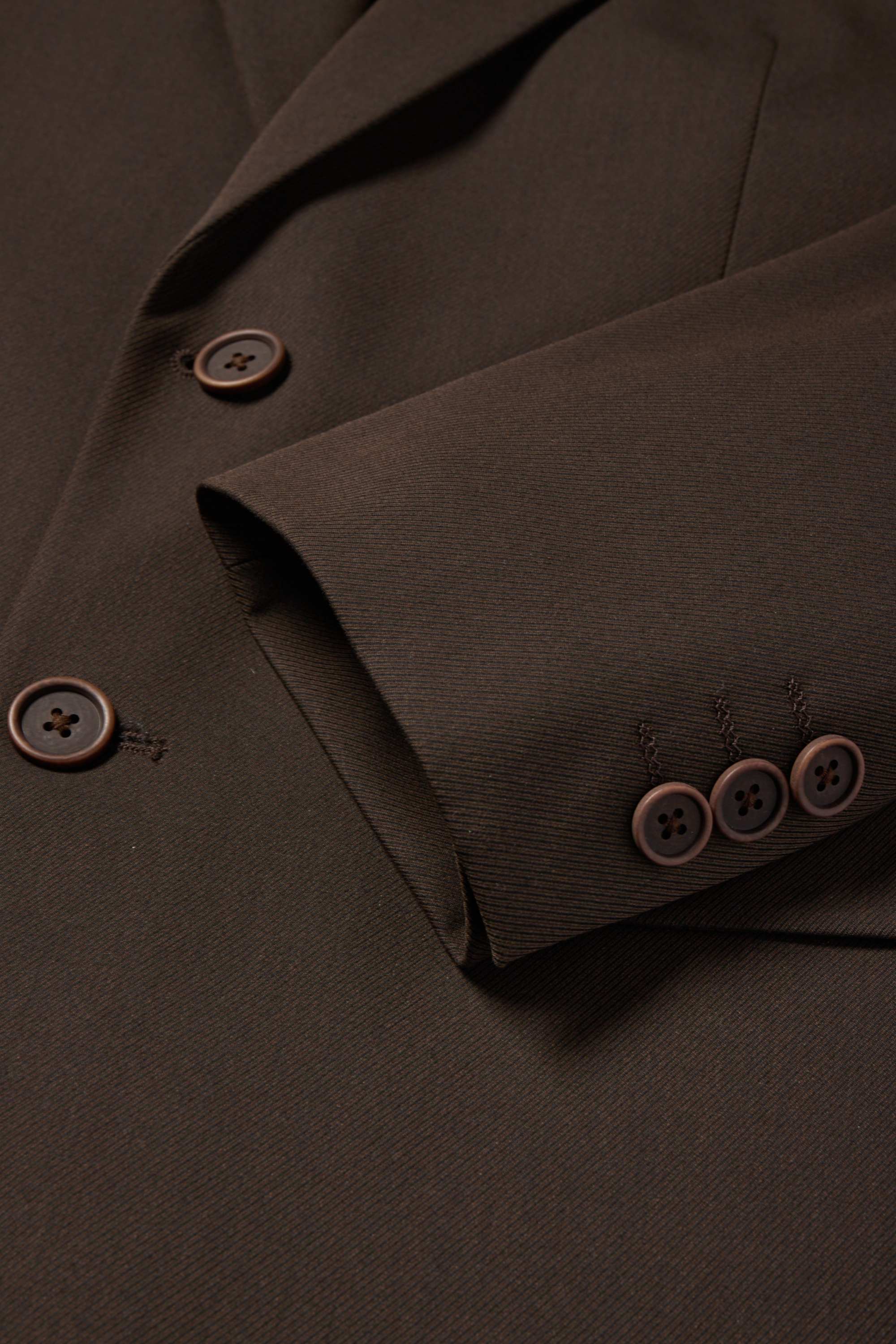 Mix & match tailored jacket - slim fit - Flex dark brown