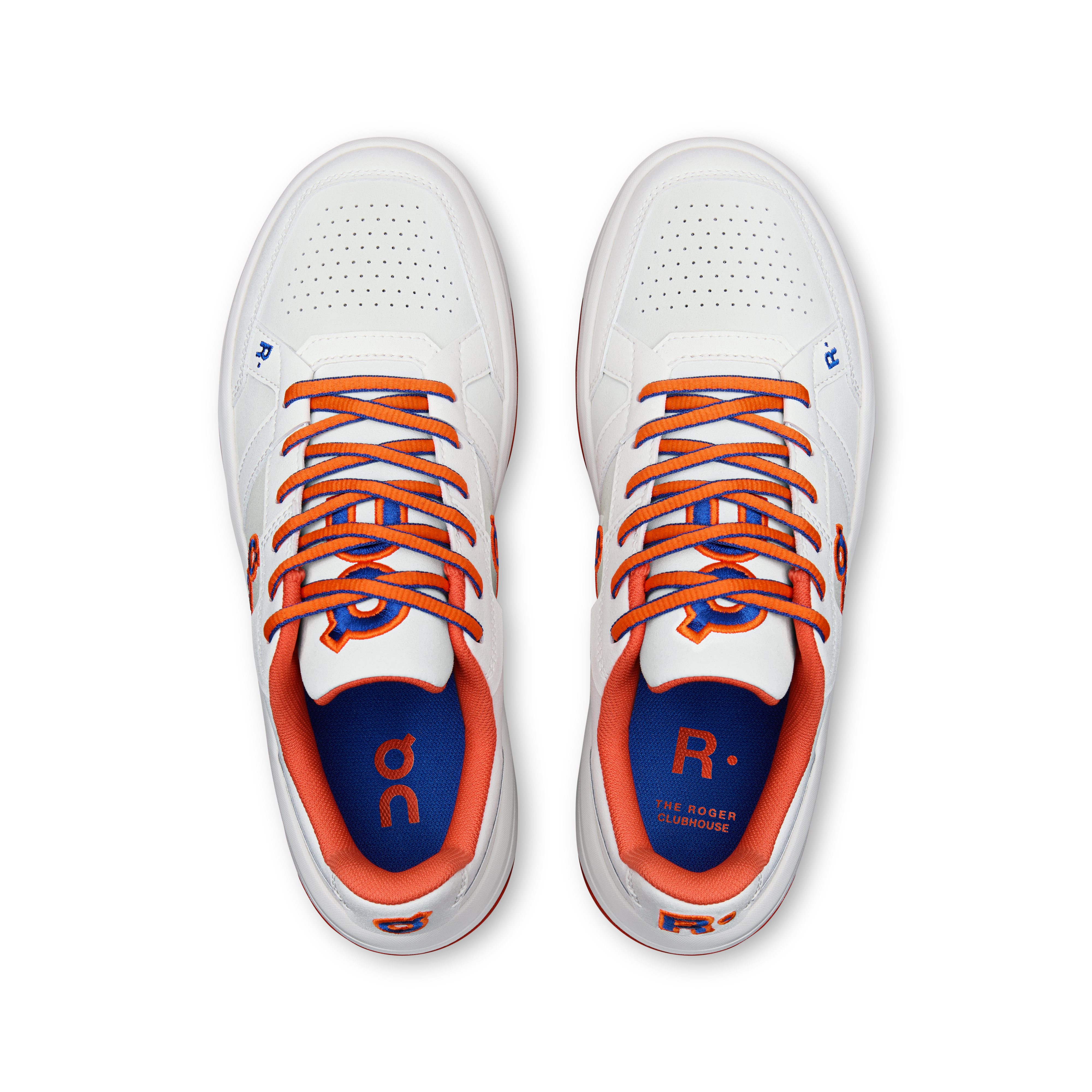 THE ROGER Clubhouse Varsity - White | Flame