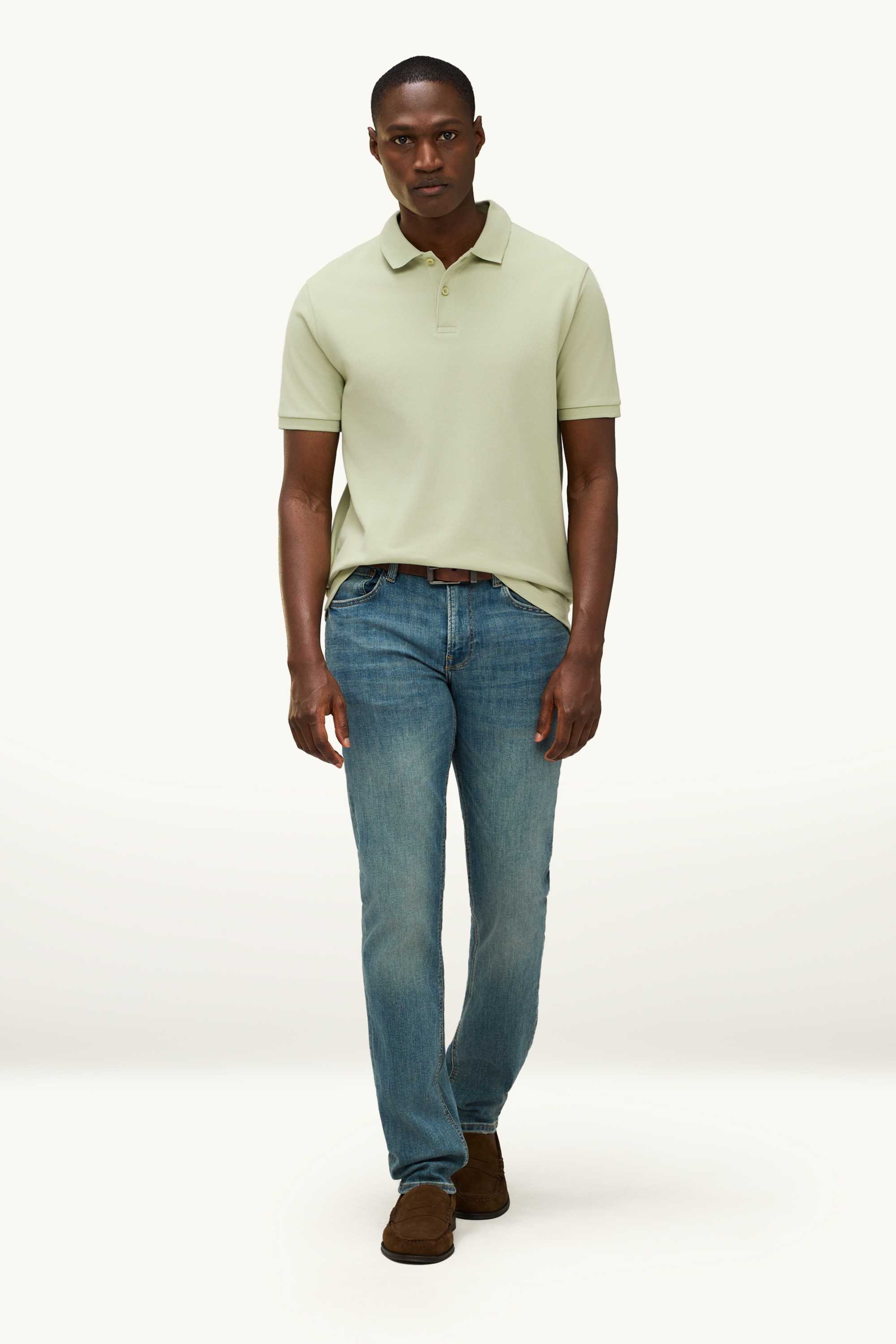 Polo shirt - regular fit green