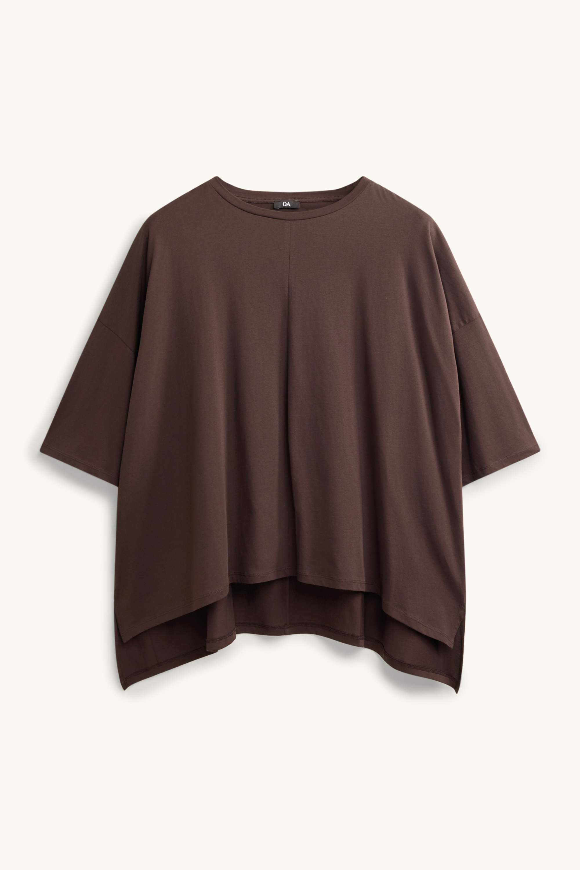 T-shirt - regular fit dark brown