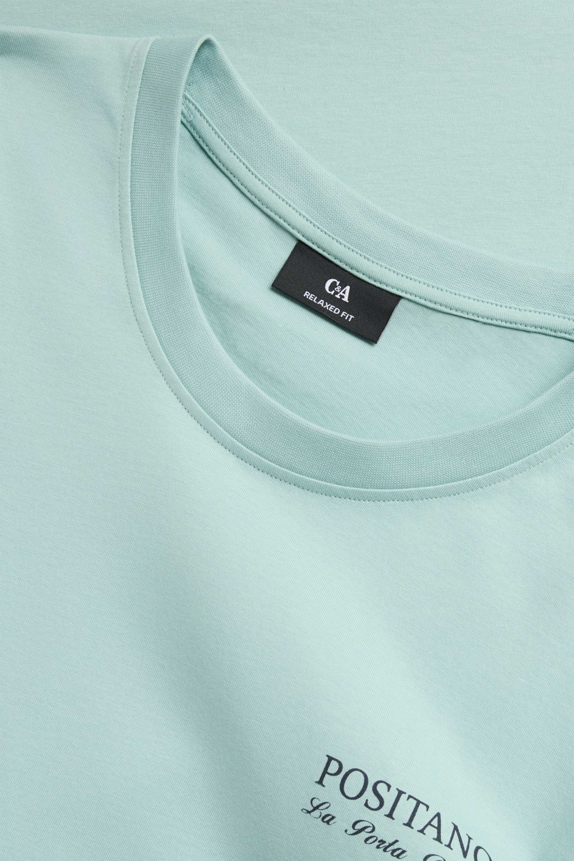 T-shirt - oversized light blue
