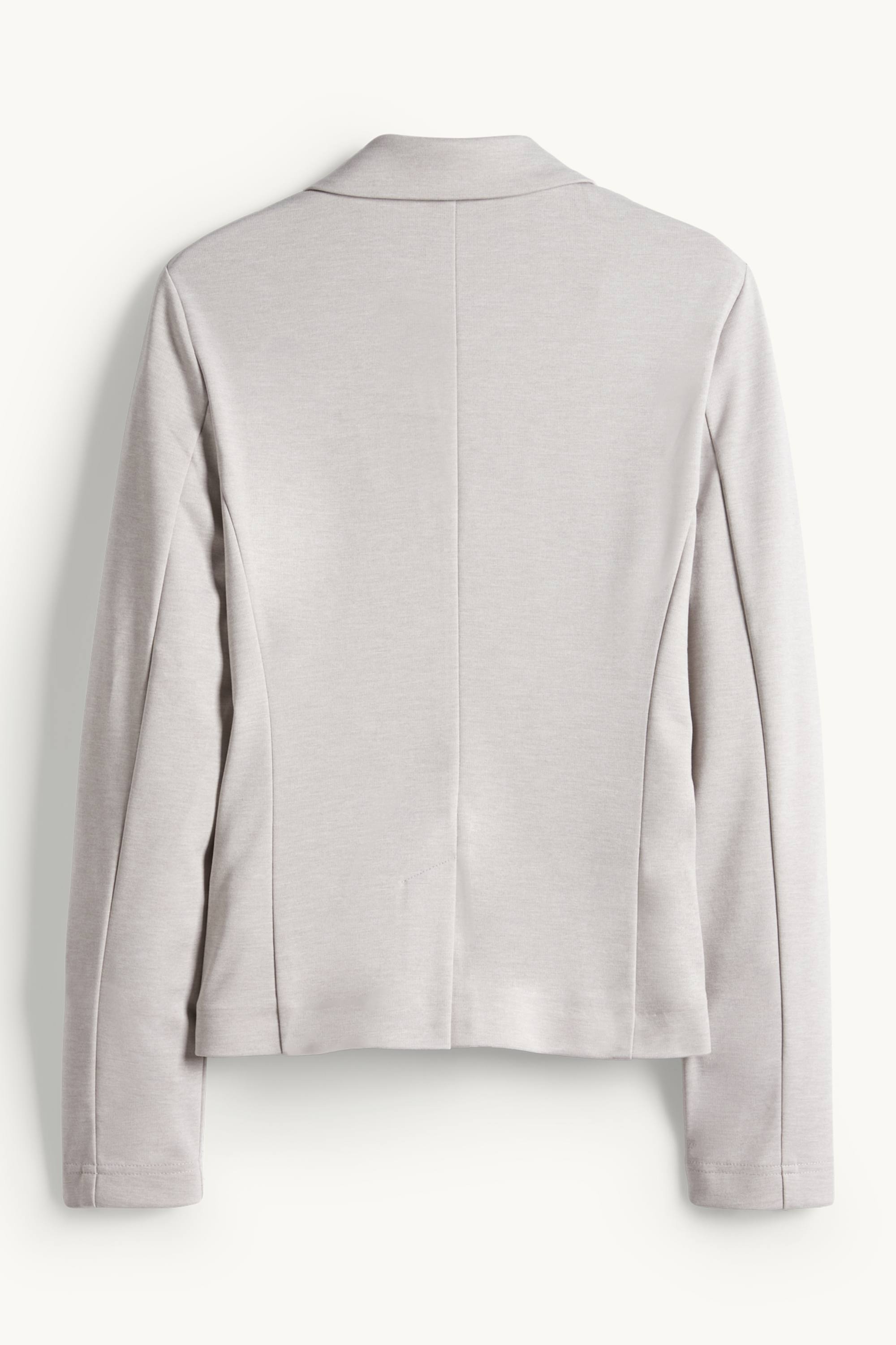 Jersey blazer - regular fit light gray