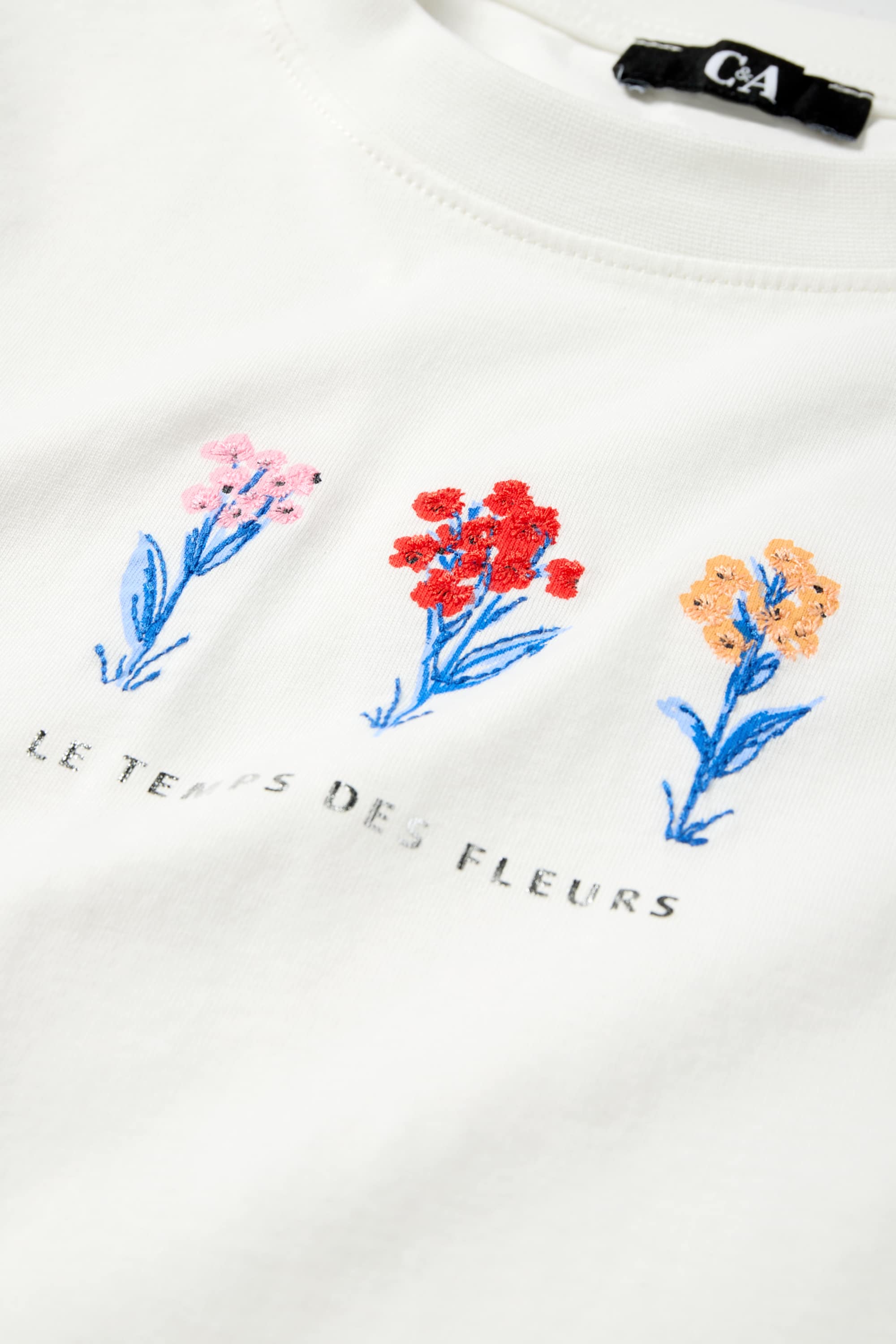 T-shirt - regular fit - shiny white