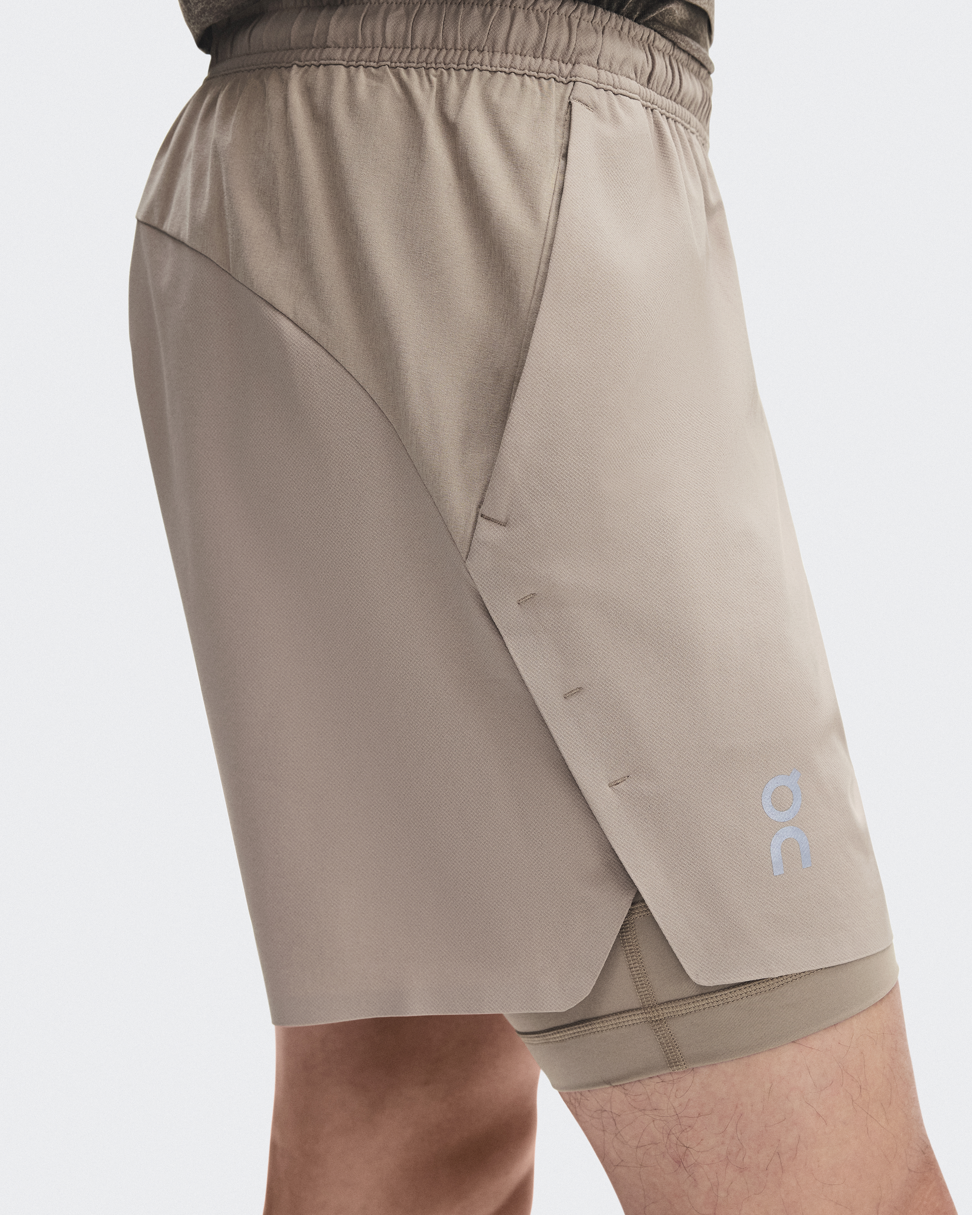 Train 2-in-1 Shorts - Clay