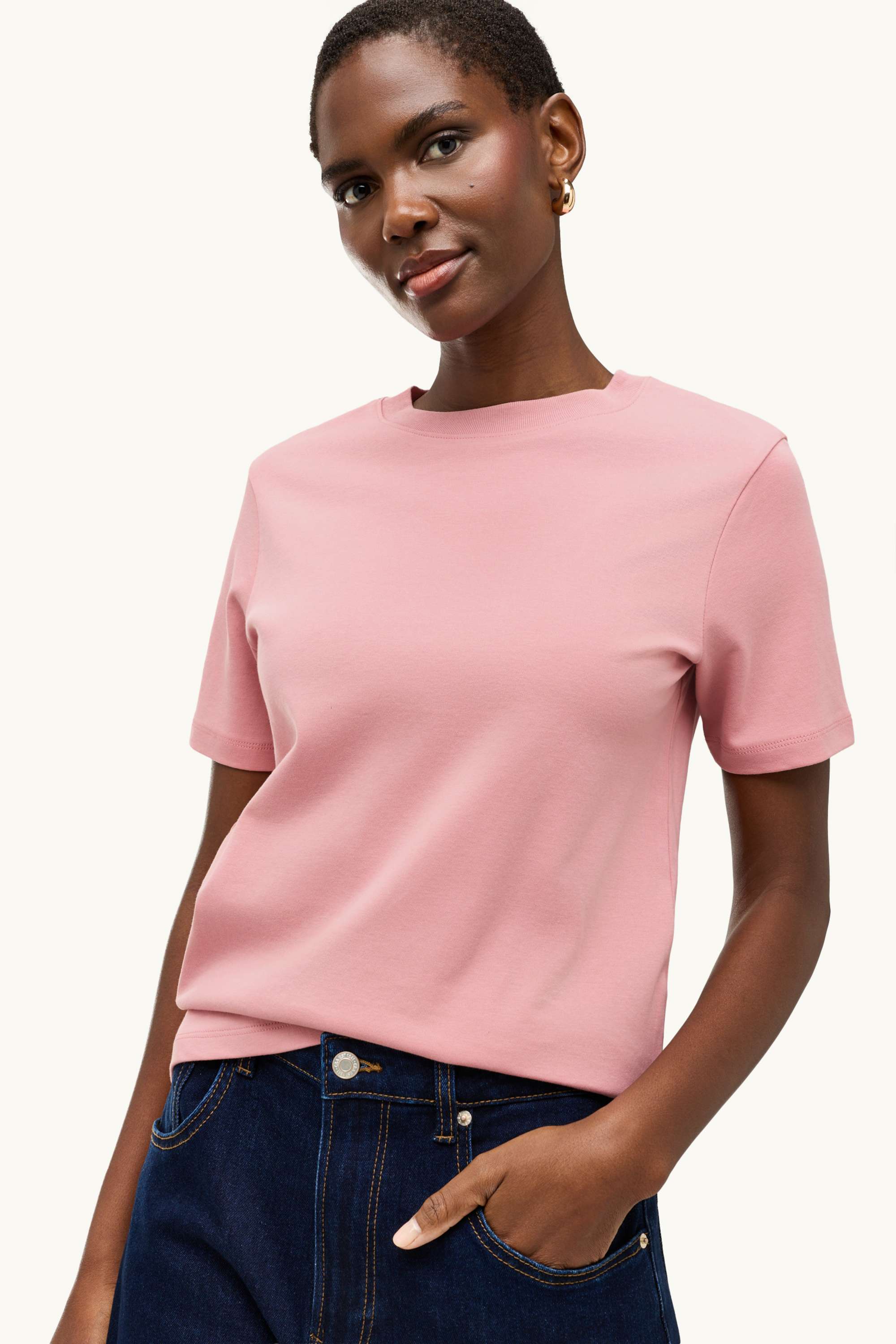 T-shirt - slim fit rose