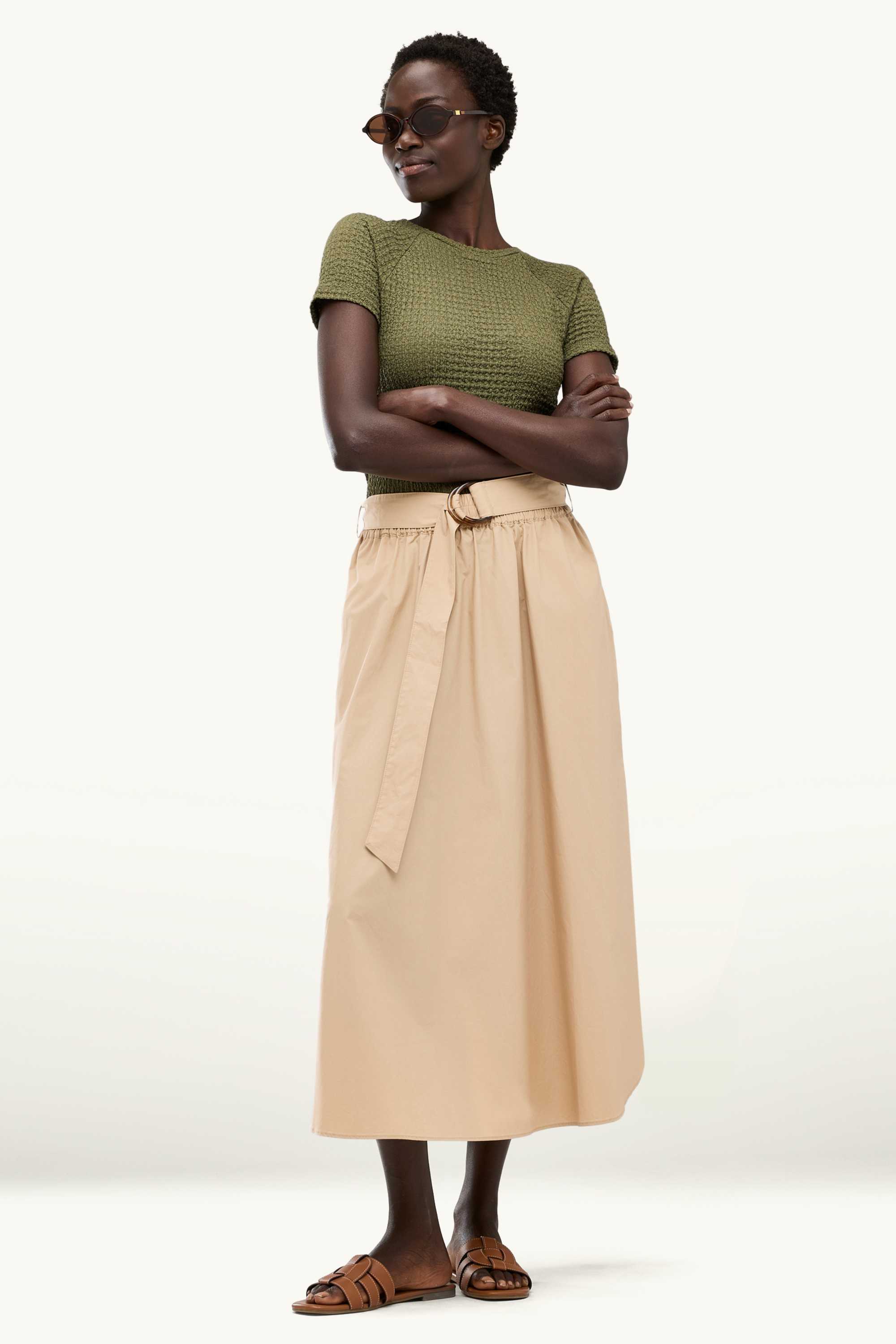 T-shirt - regular fit khaki