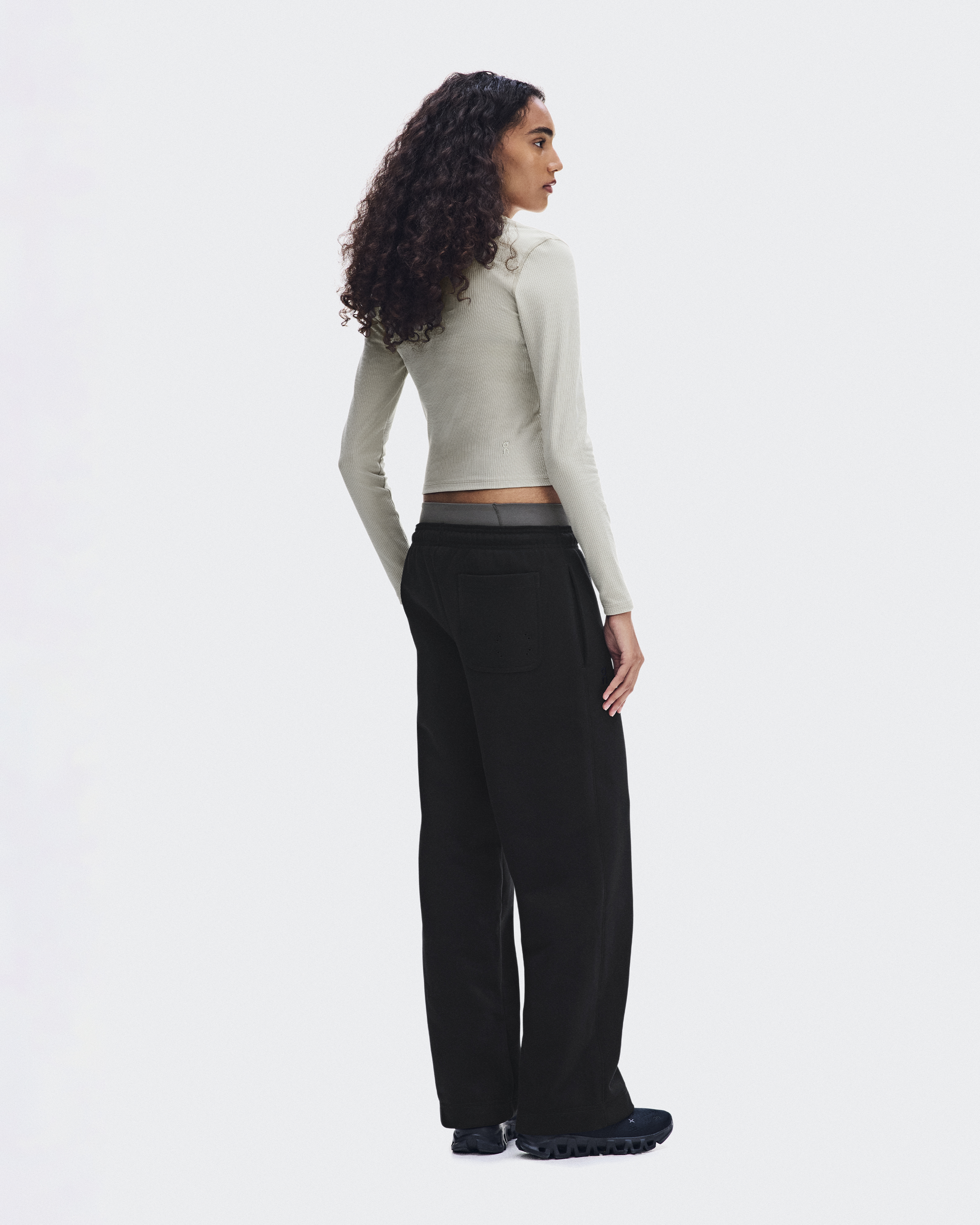 All-Day Ribbed Long-T - Brume