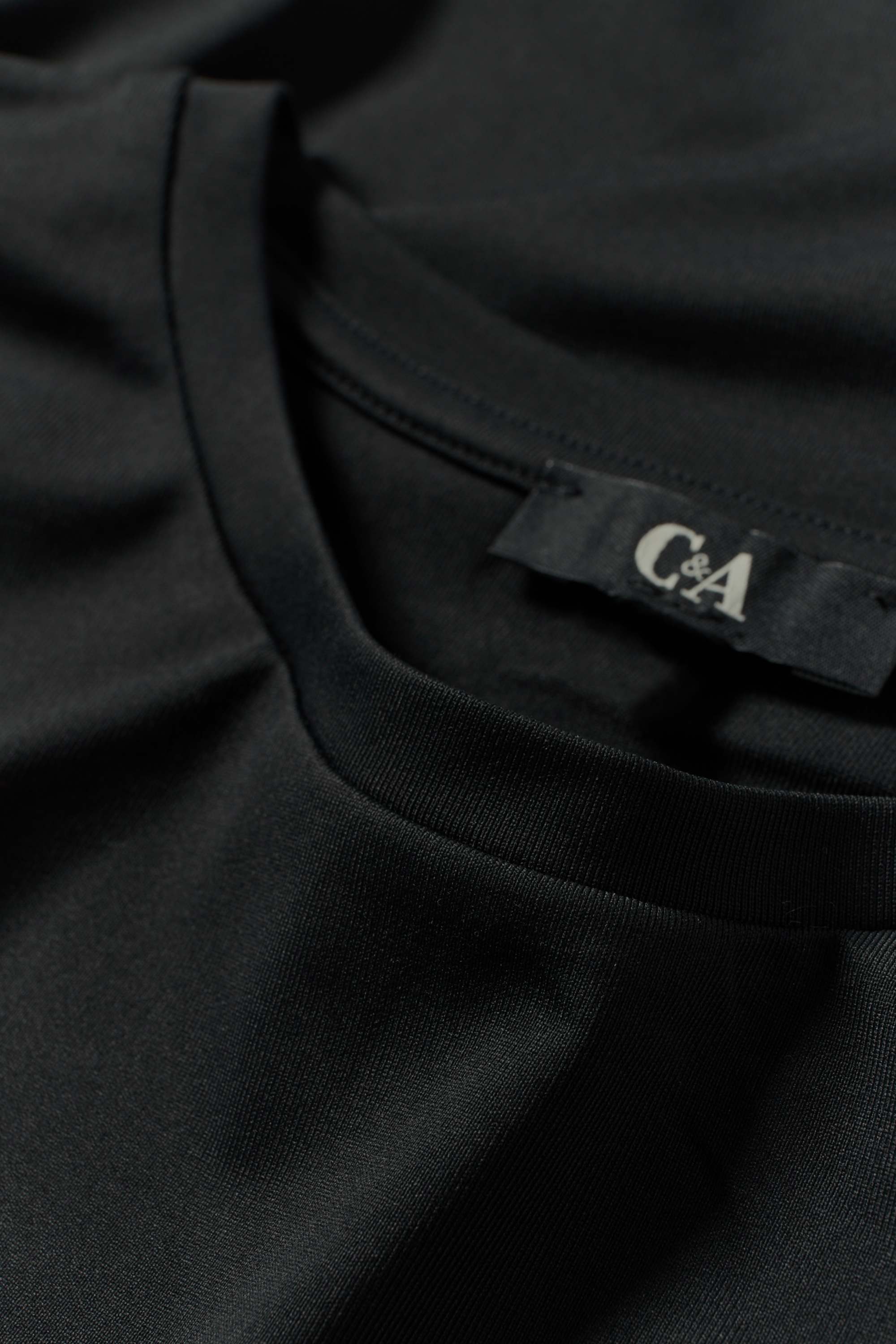 T-shirt - slim fit black