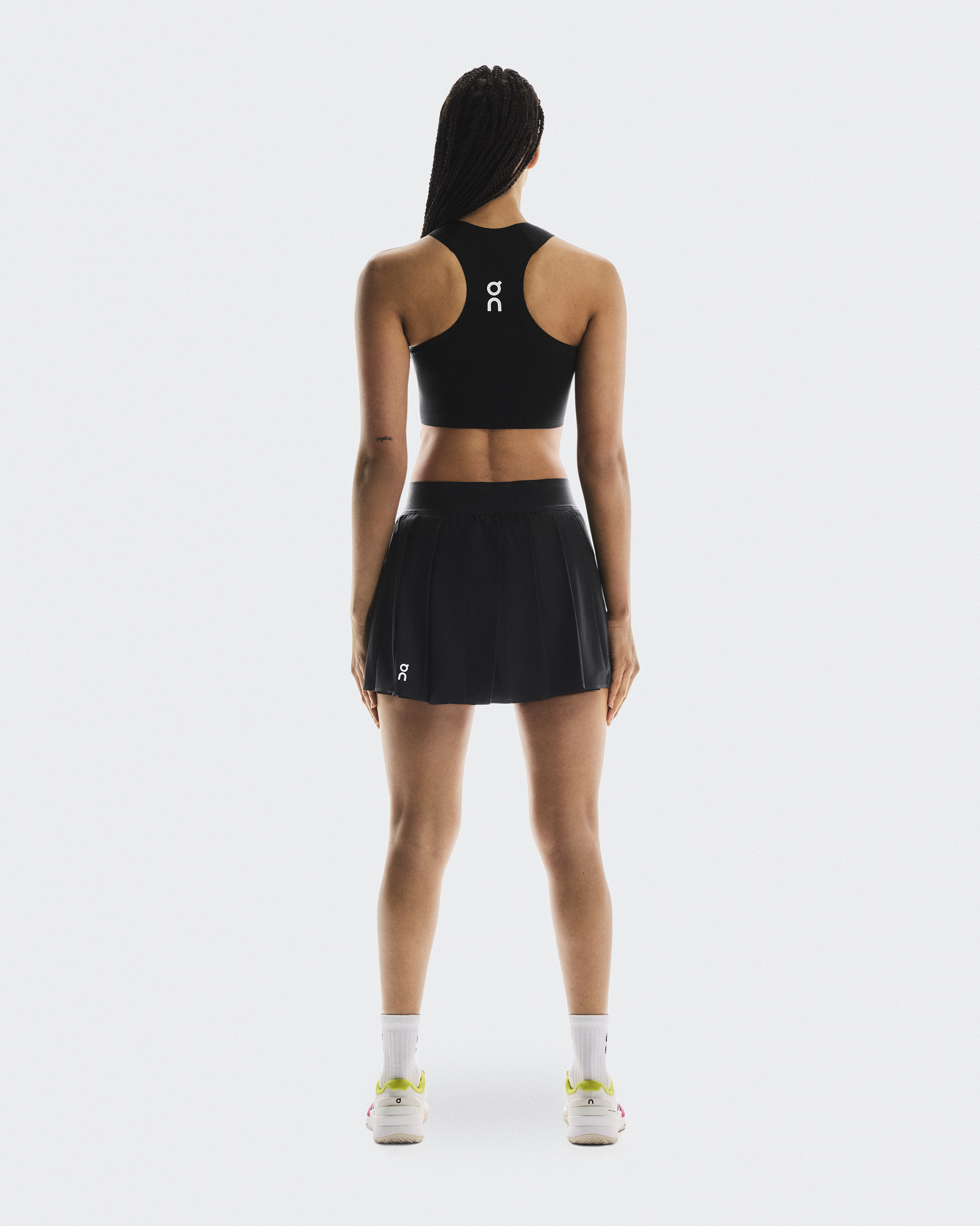 Court Skirt Pleated - Black