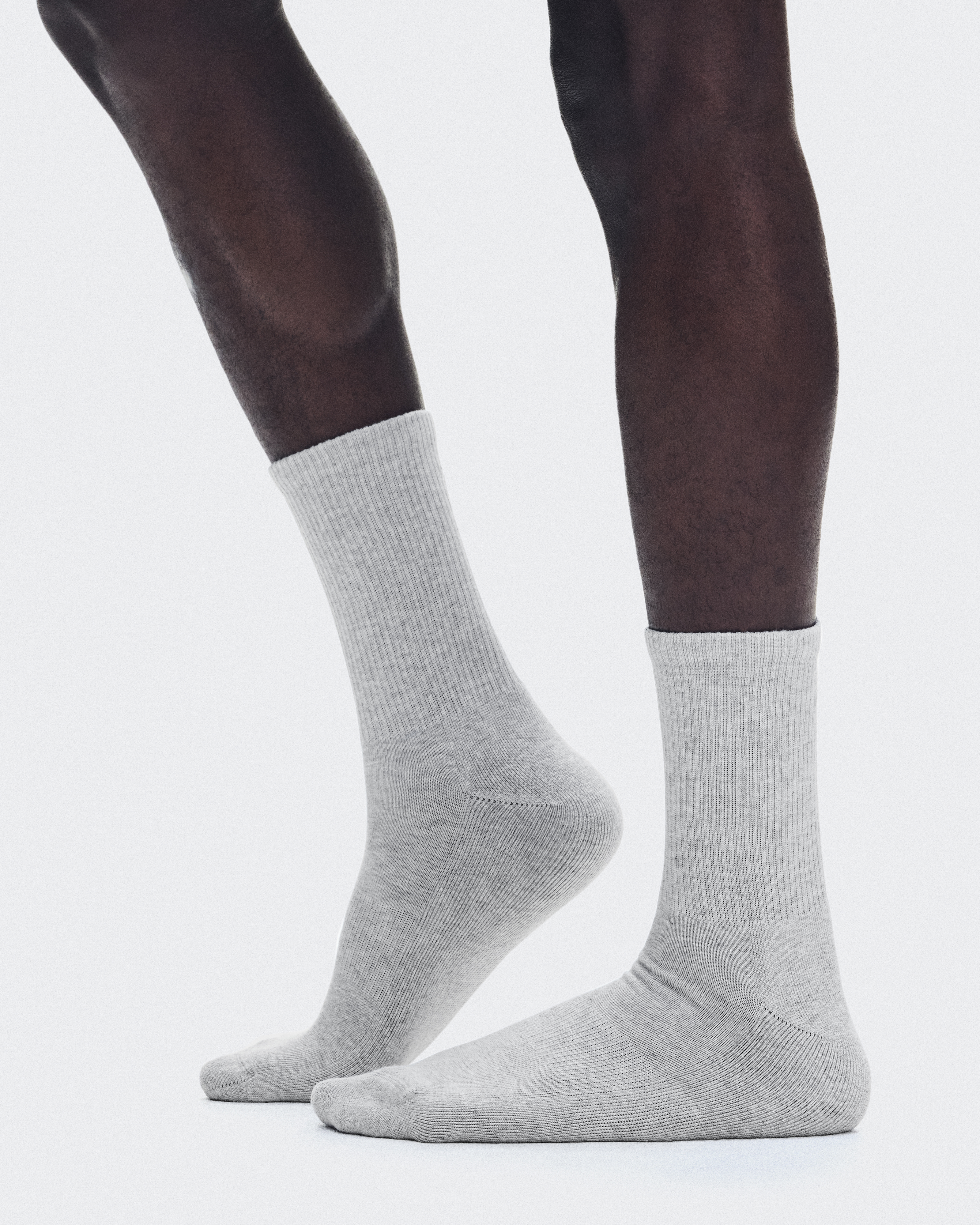 Club Sock High 2P - Heather Gray