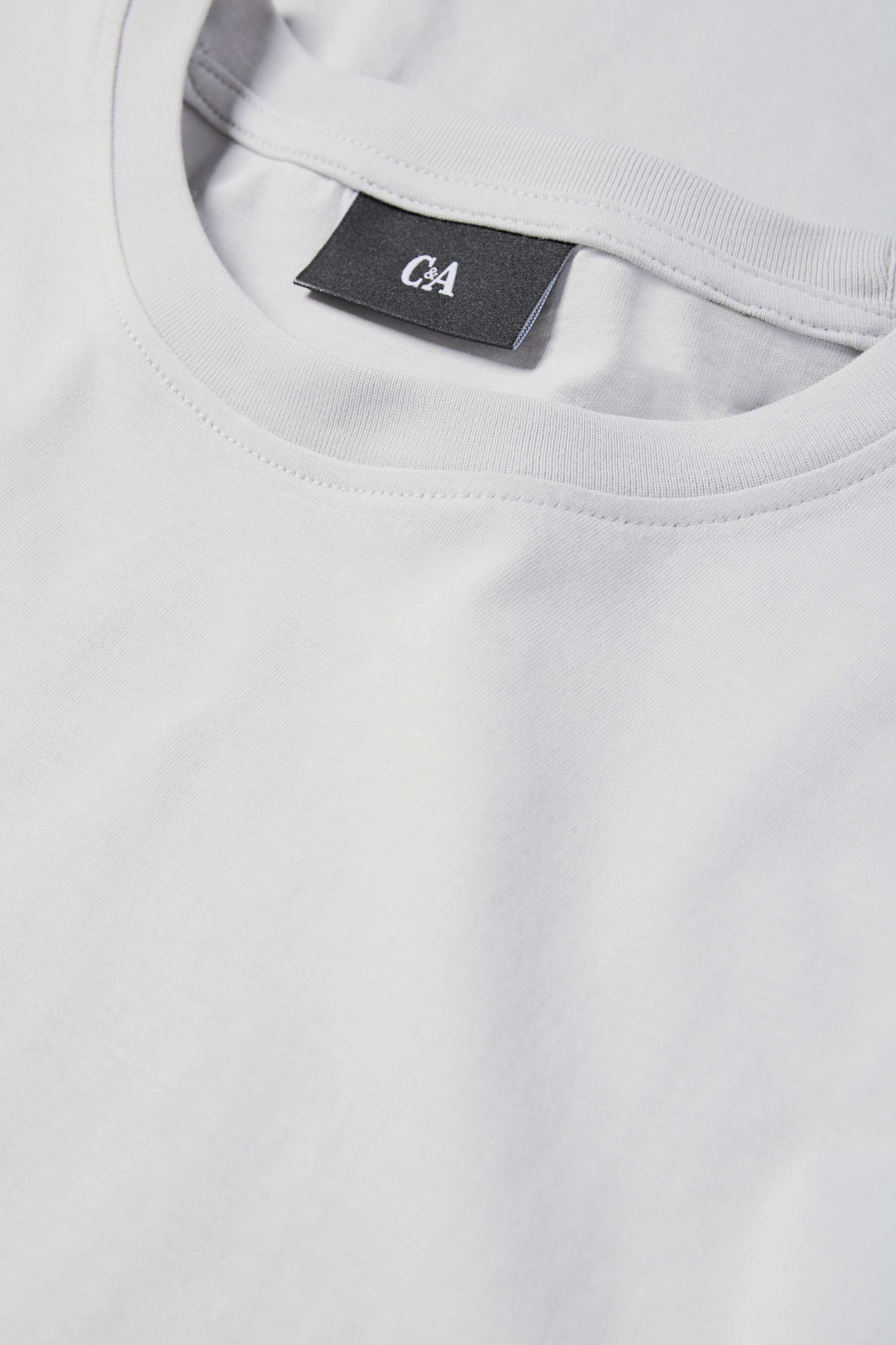 T-shirt - regular fit light gray