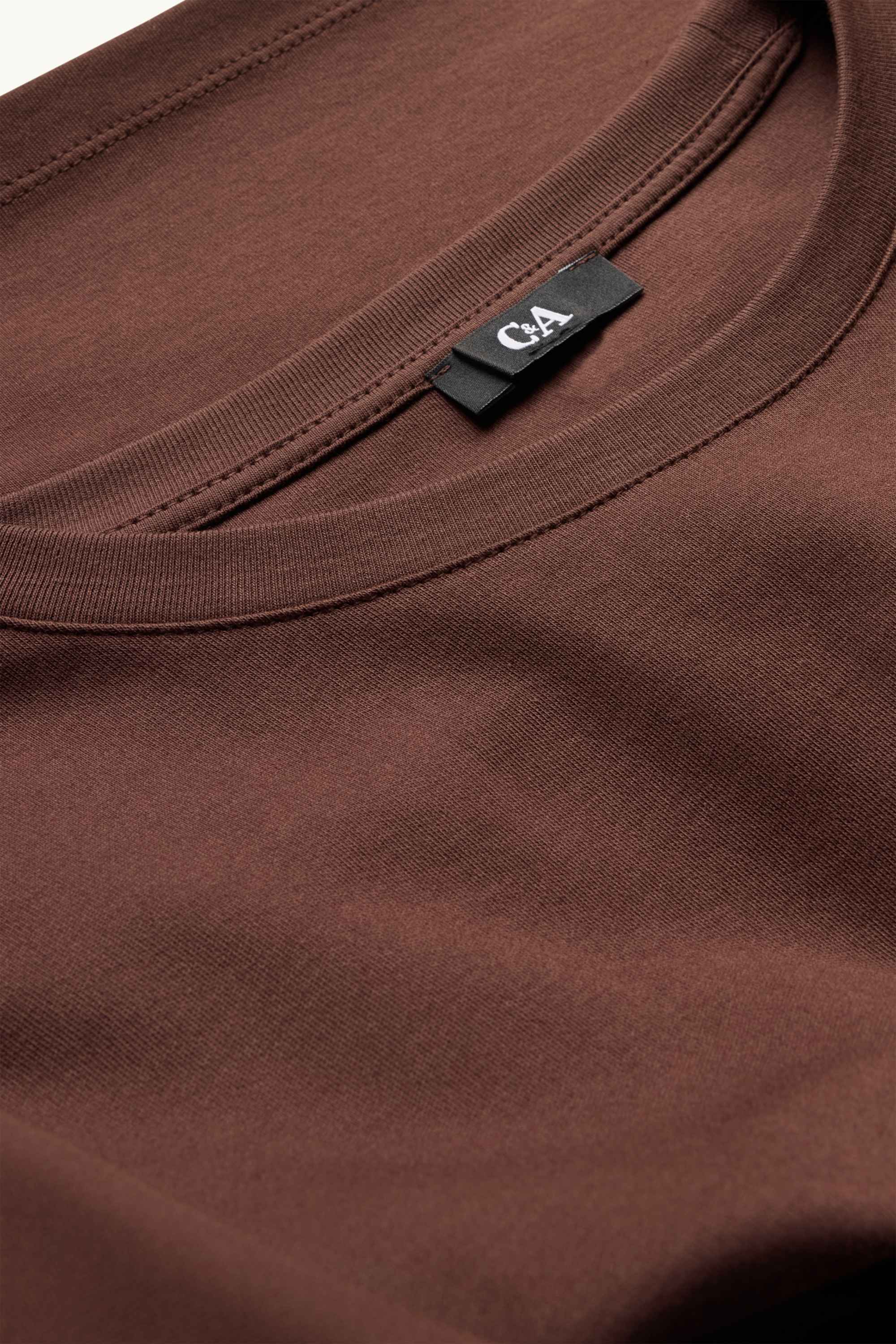 T-shirt - relaxed fit brown
