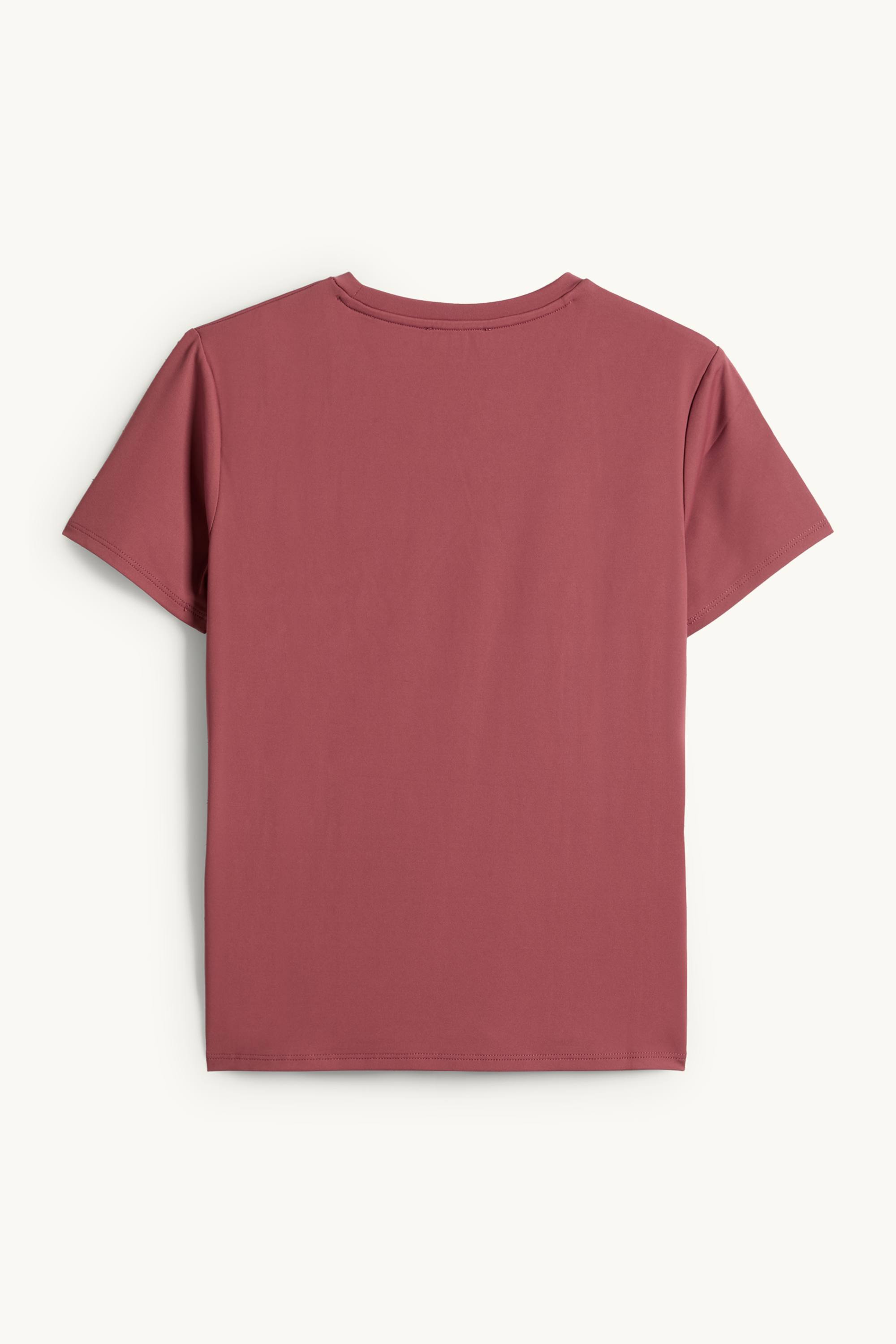 T-shirt - slim fit dark red