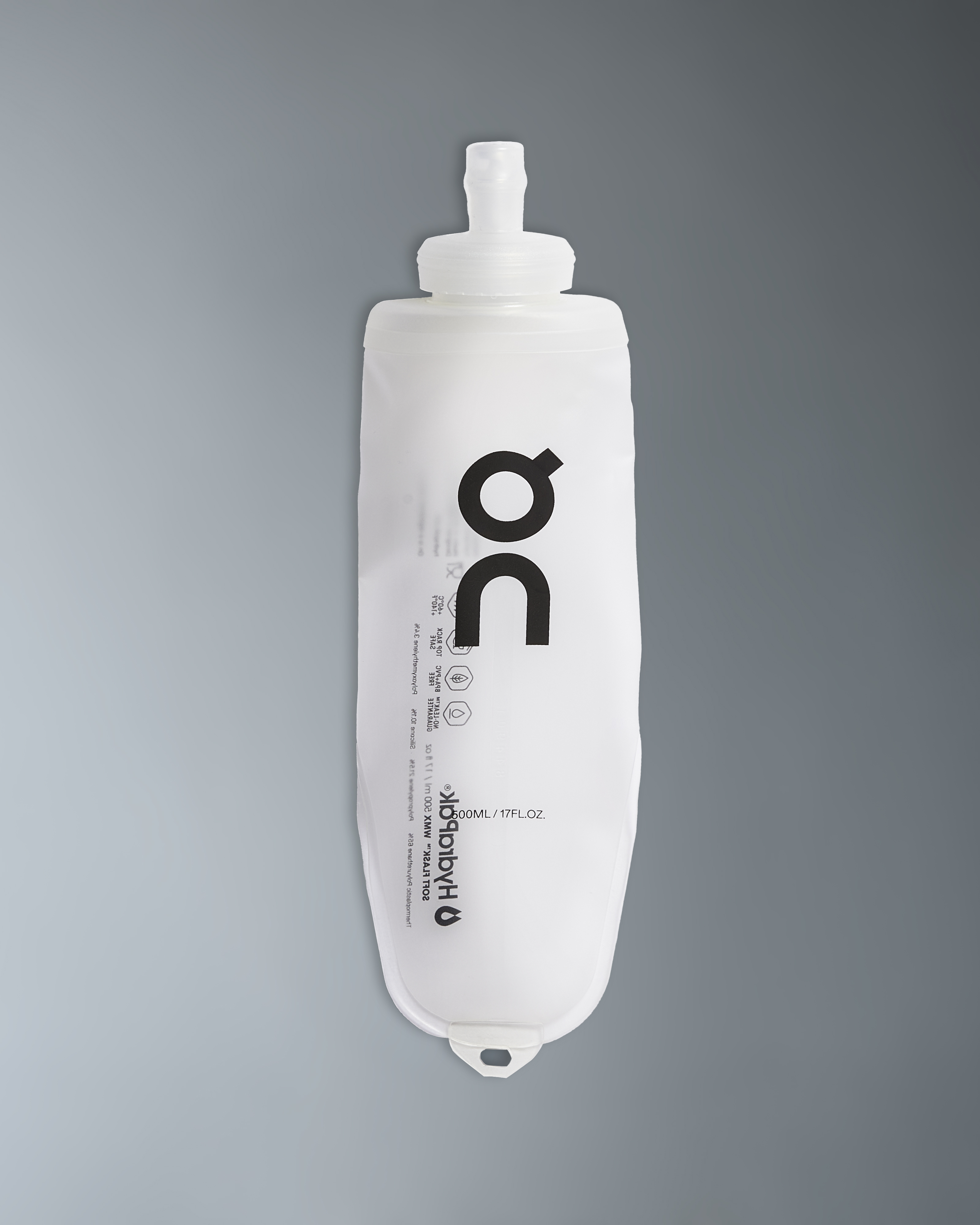 Soft Flask 500ml - Translucent | Black