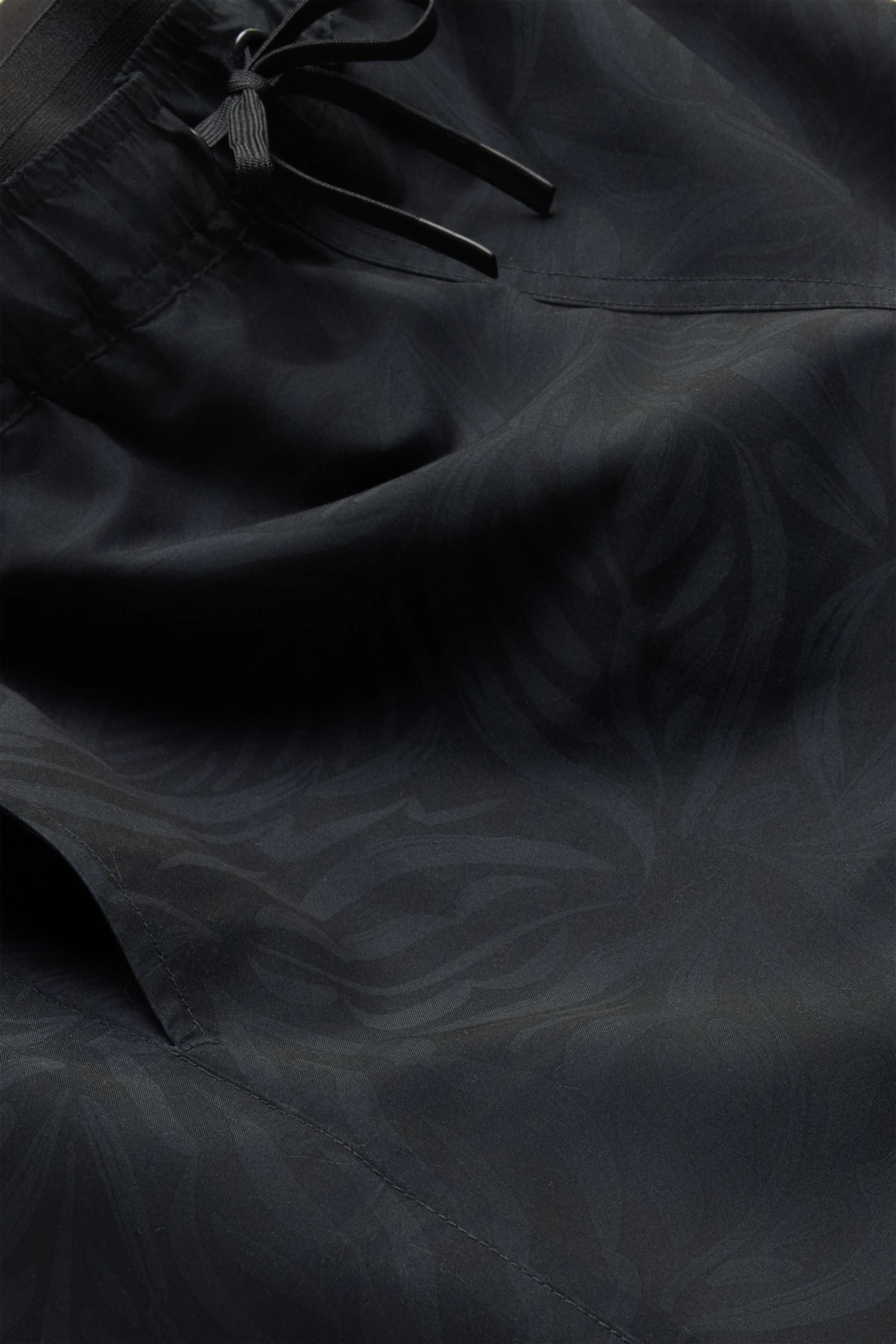 Swim shorts - patterned black
