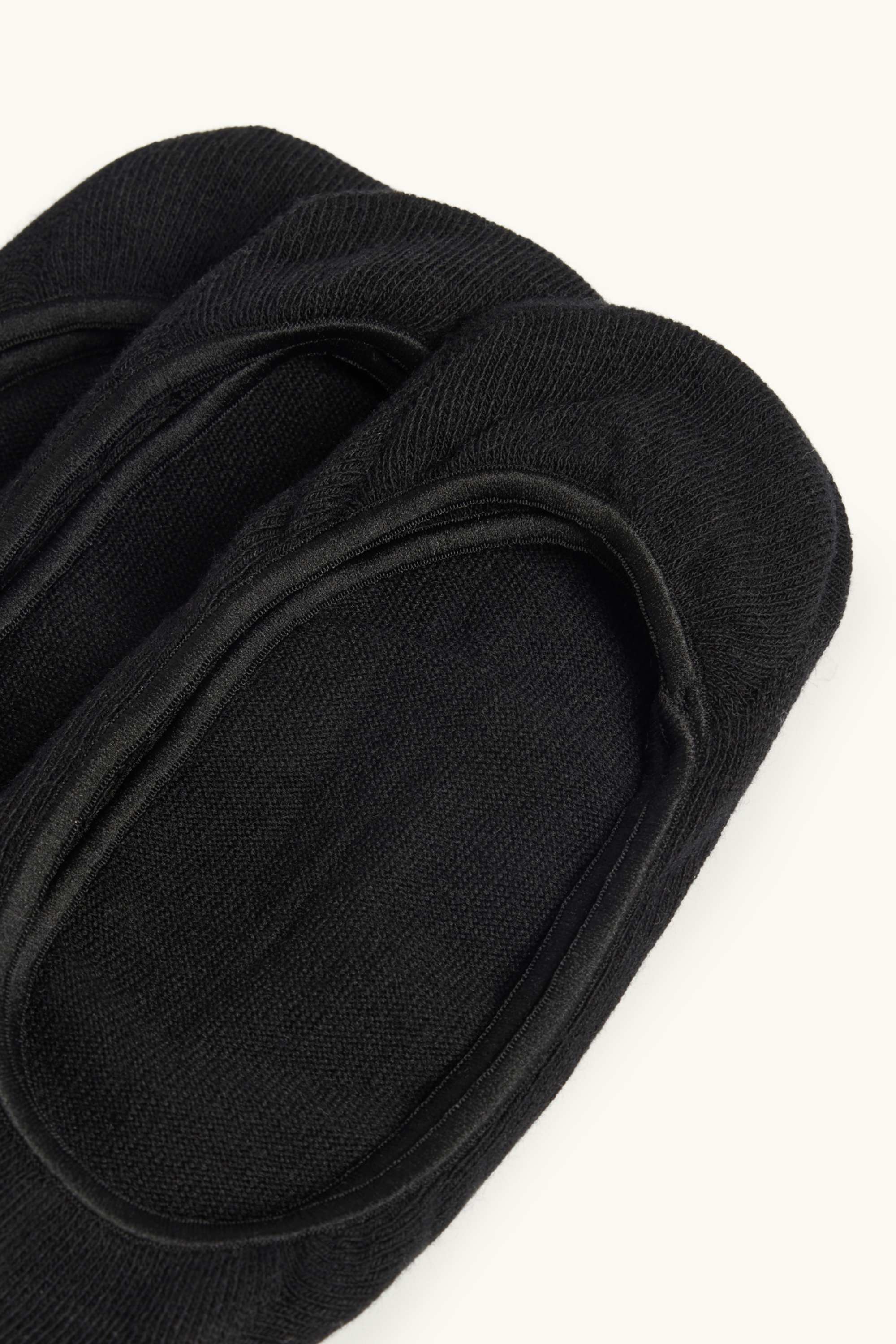 Multipack of 3 - footsies black