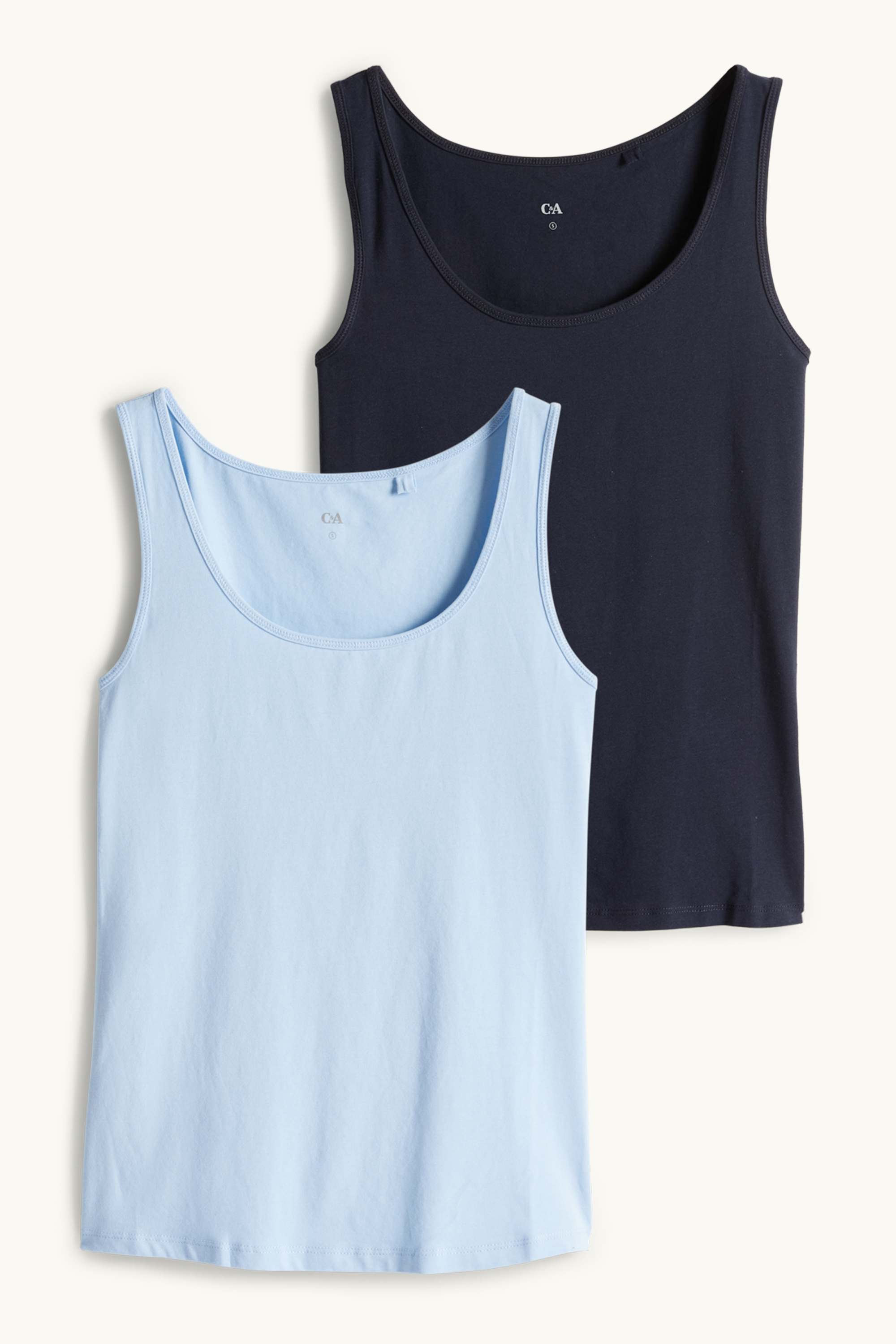 Multipack of 2 - top light blue