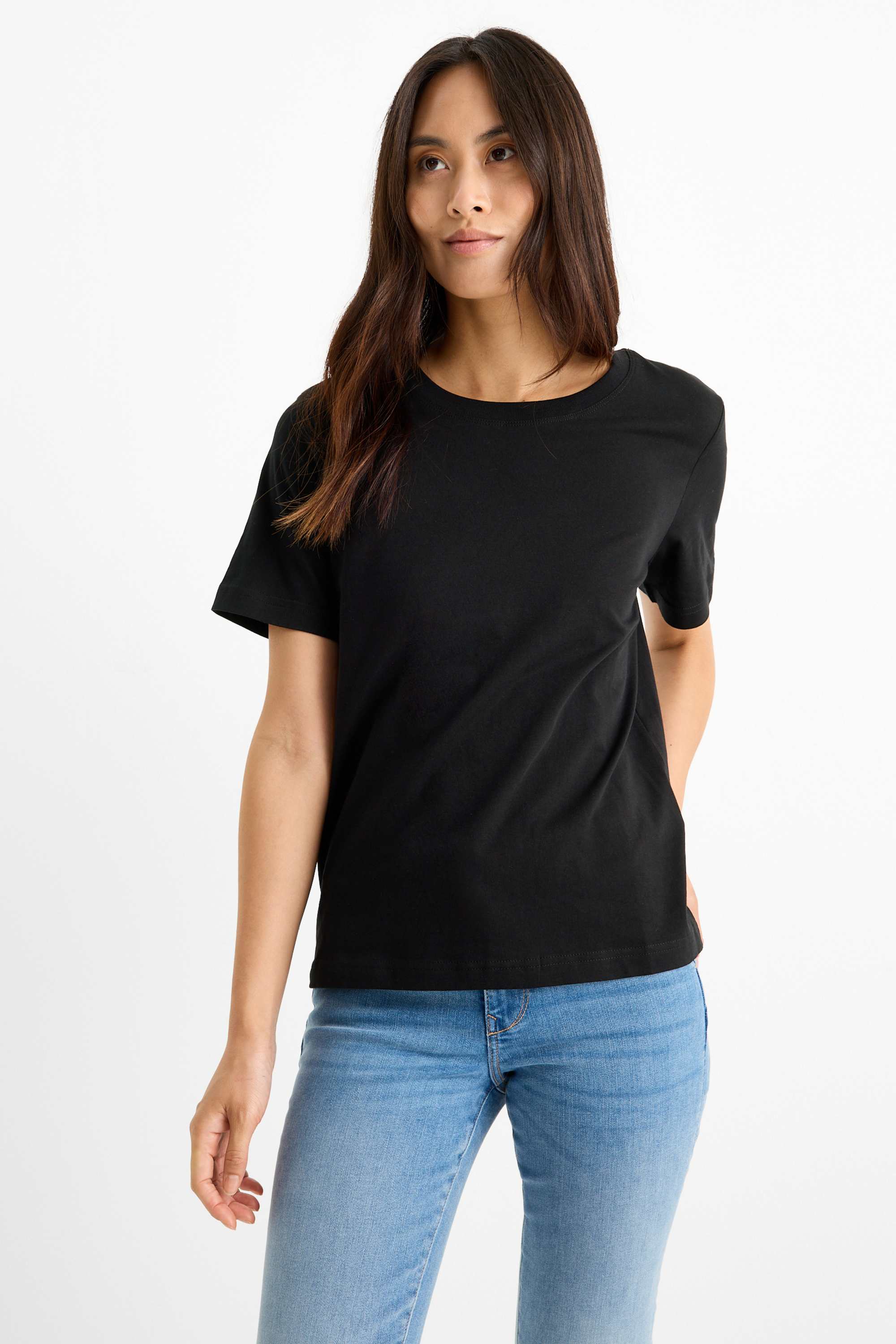 T-shirt - regular fit black