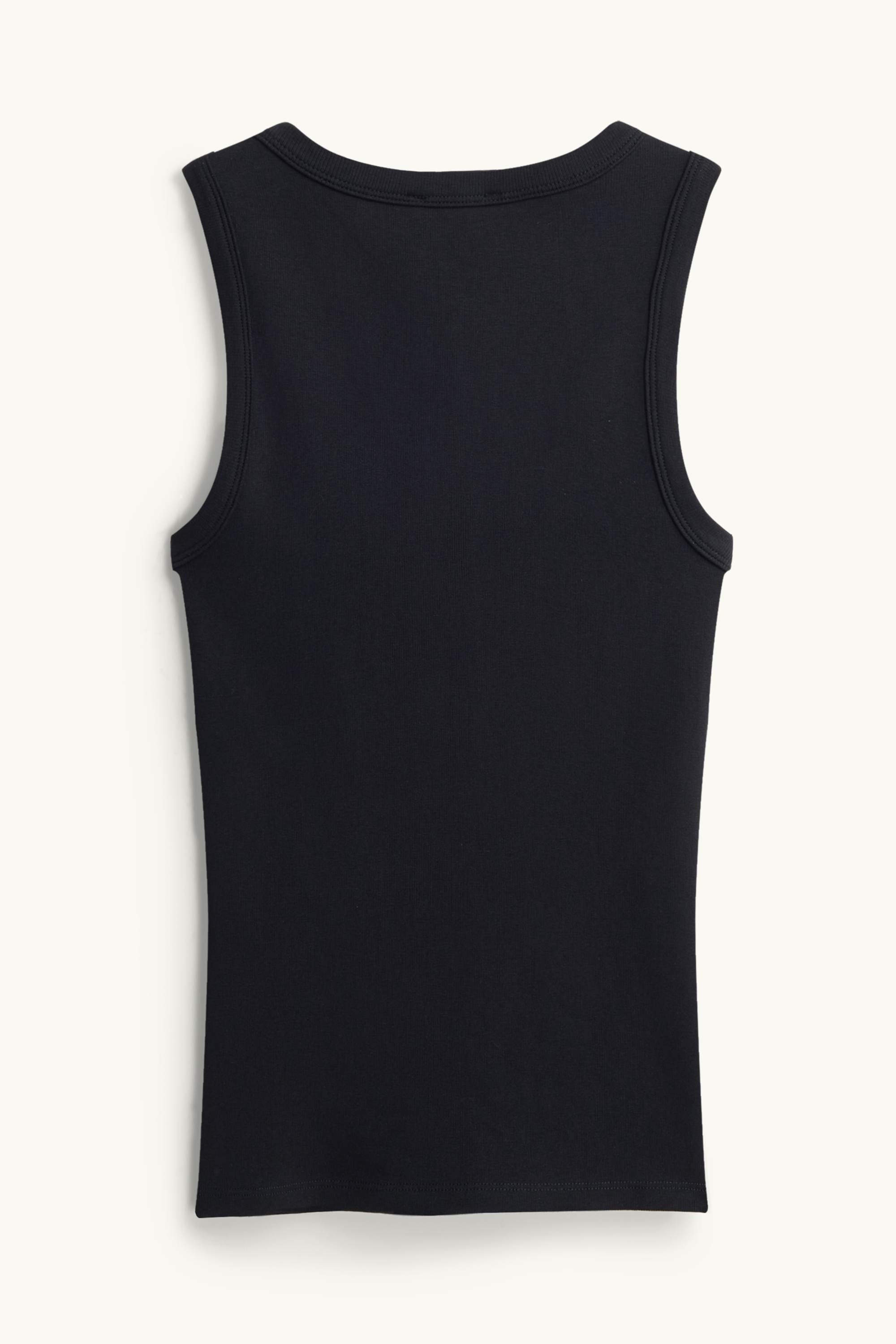 Top - ribbed black