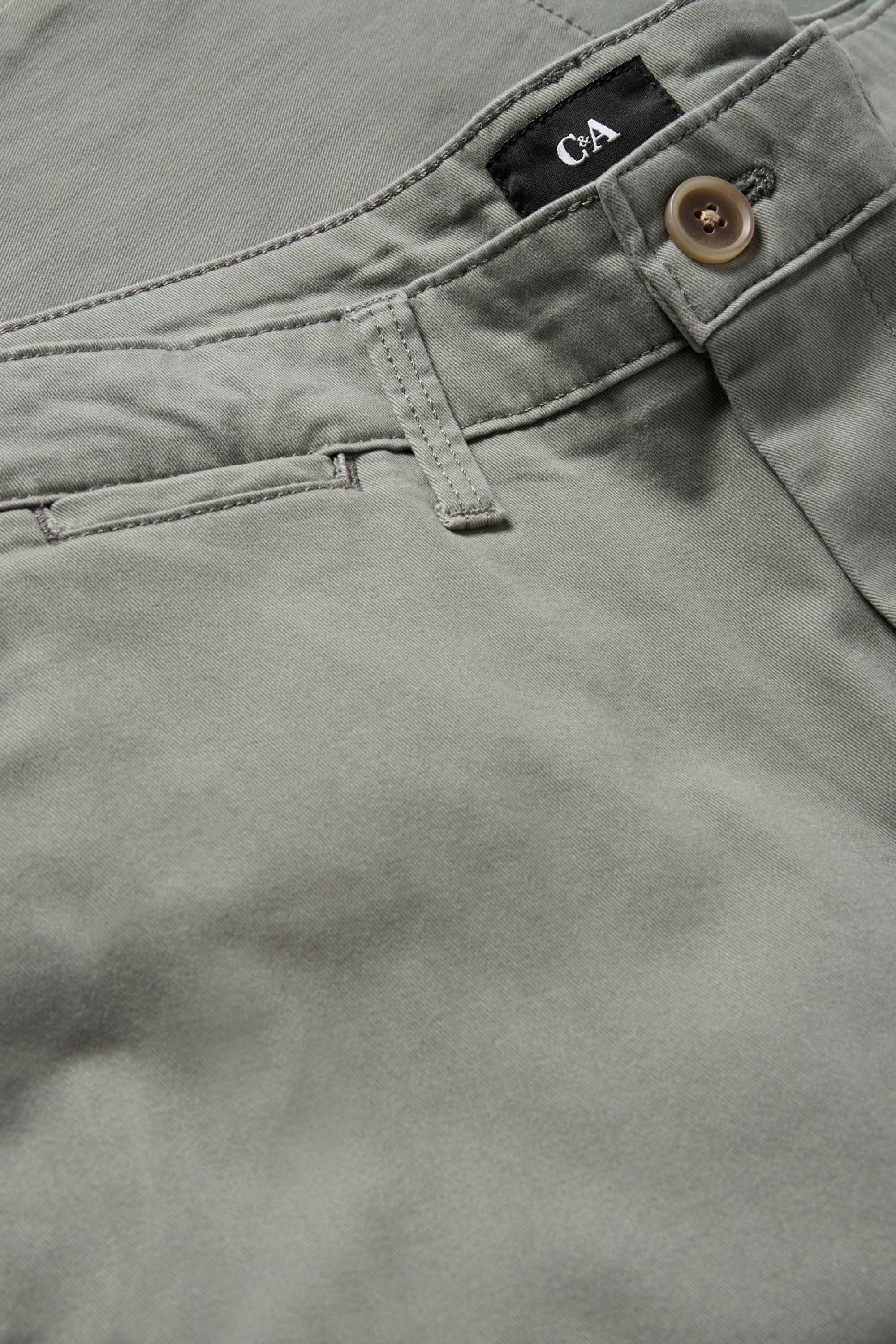 Chinos - regular fit light green
