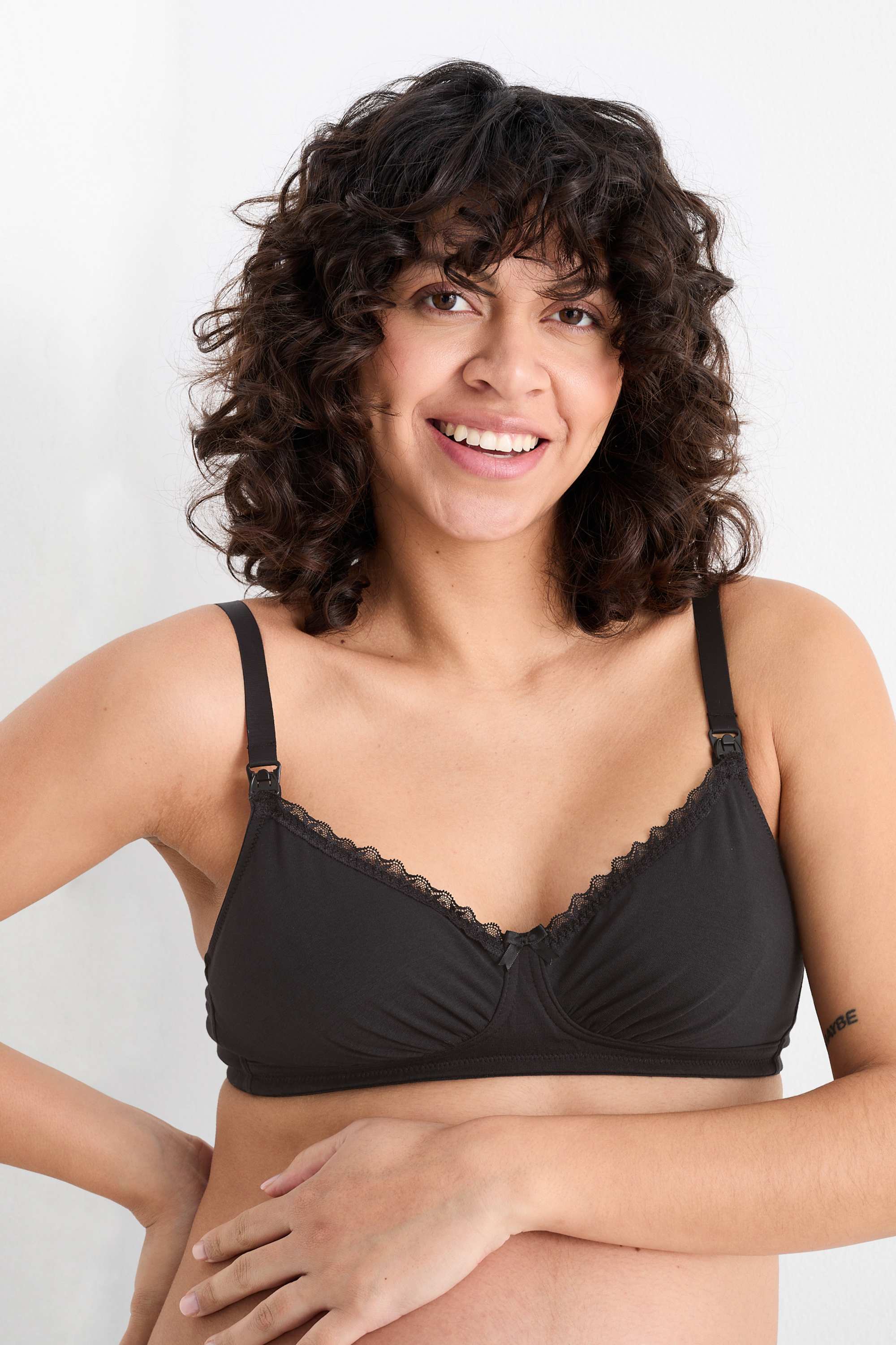 Multipack of 2 - non-wired nursing bra black
