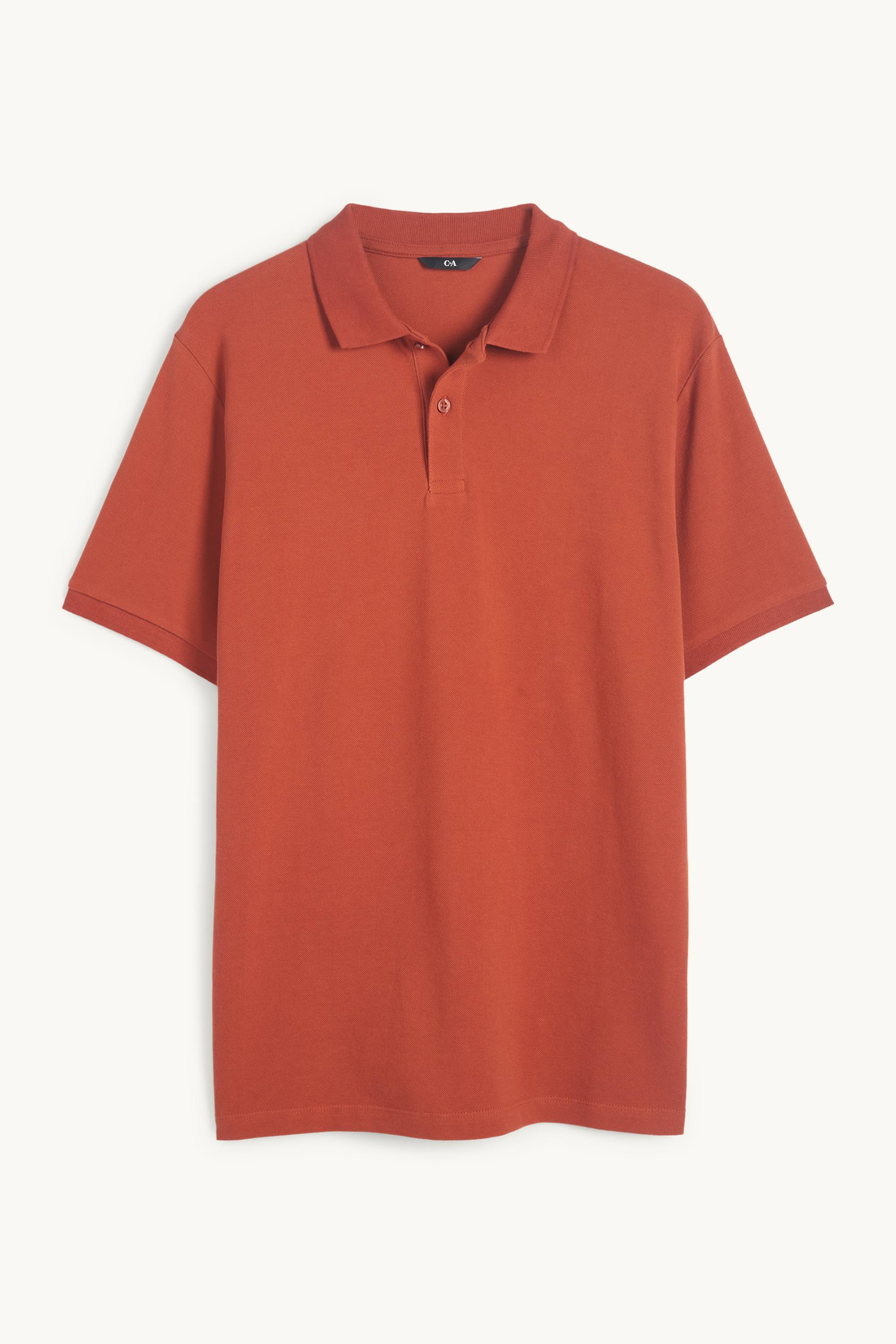 Polo shirt - regular fit rust