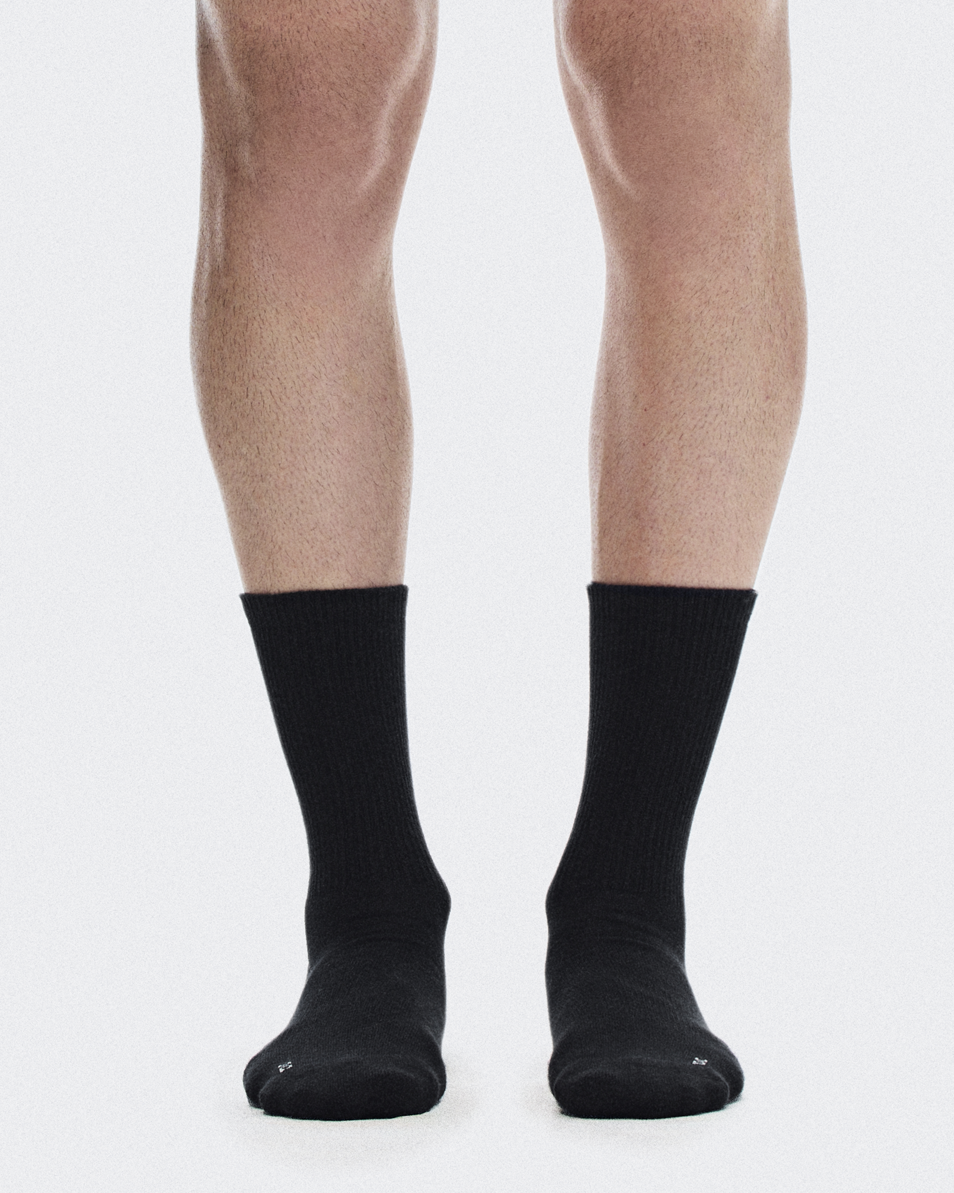 Club Sock High 2P - Black