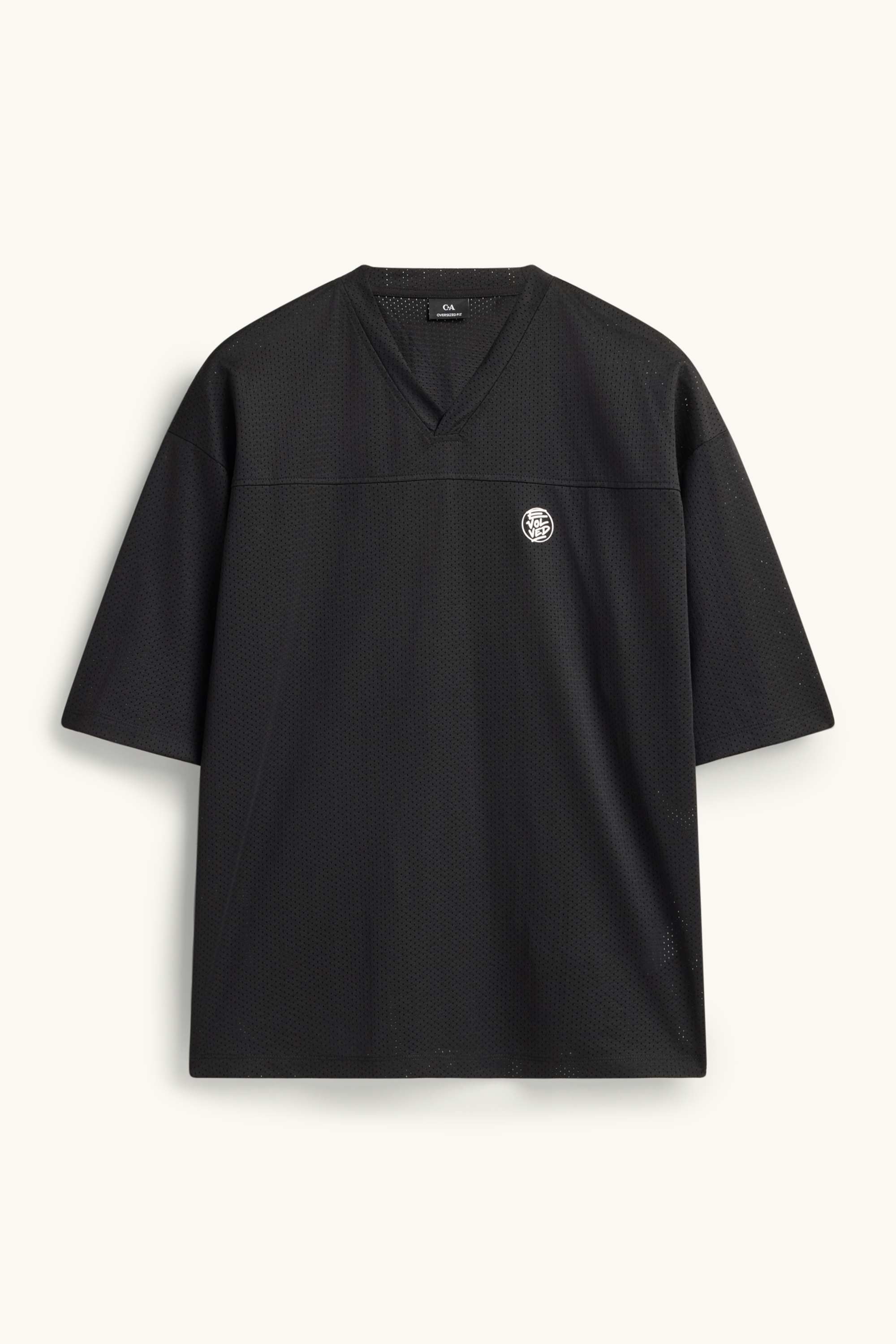 T-shirt - oversized black
