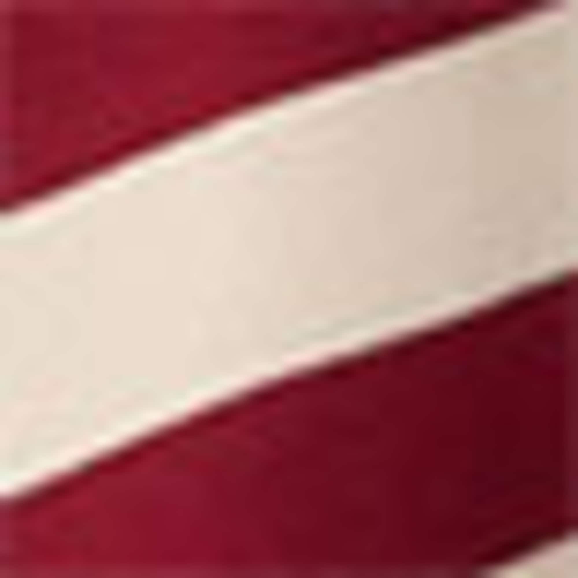 T-shirt - regular fit - striped beige / bordeaux