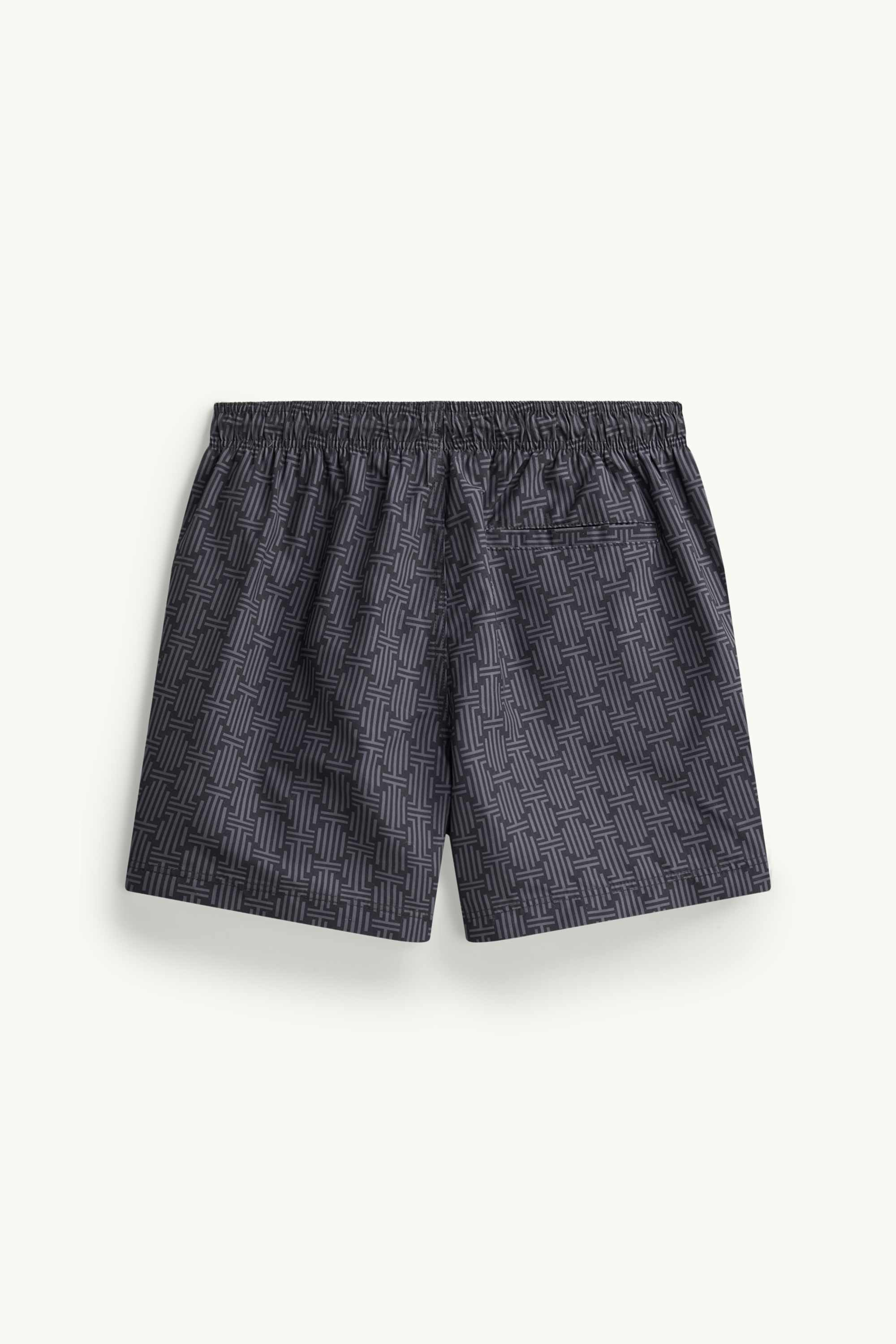 Swim shorts - patterned black