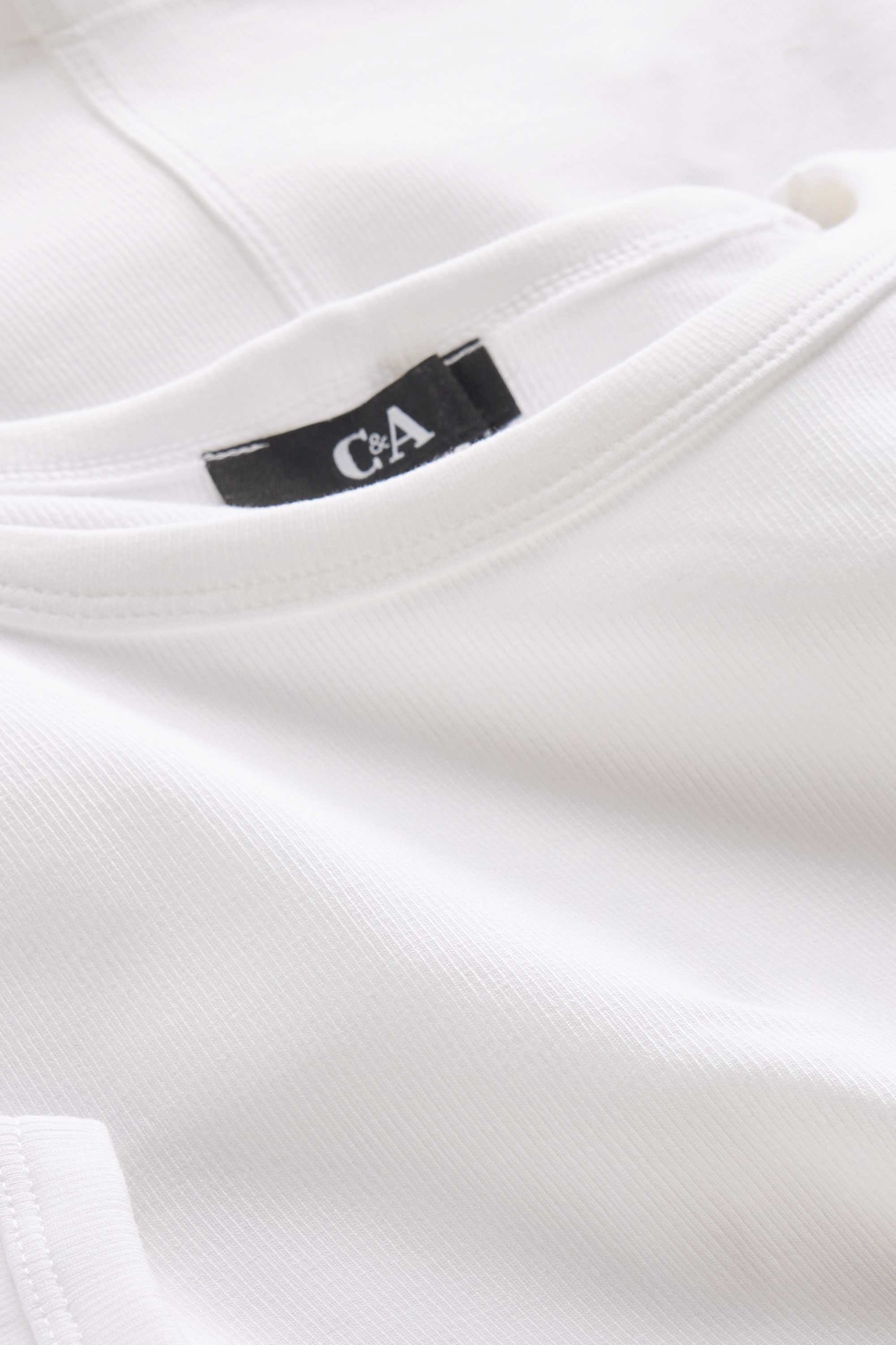 T-shirt - slim fit white